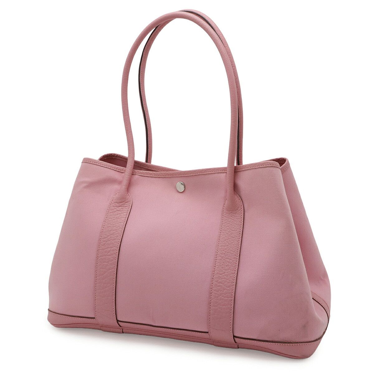 Hermes Hermes Hermès Garden Party MM Toile Officier Leather Tote Bag Textile Shoulder Bag Stamp O (2011) DUTY FREE for USA Size ONE SIZE - 2 Thumbnail