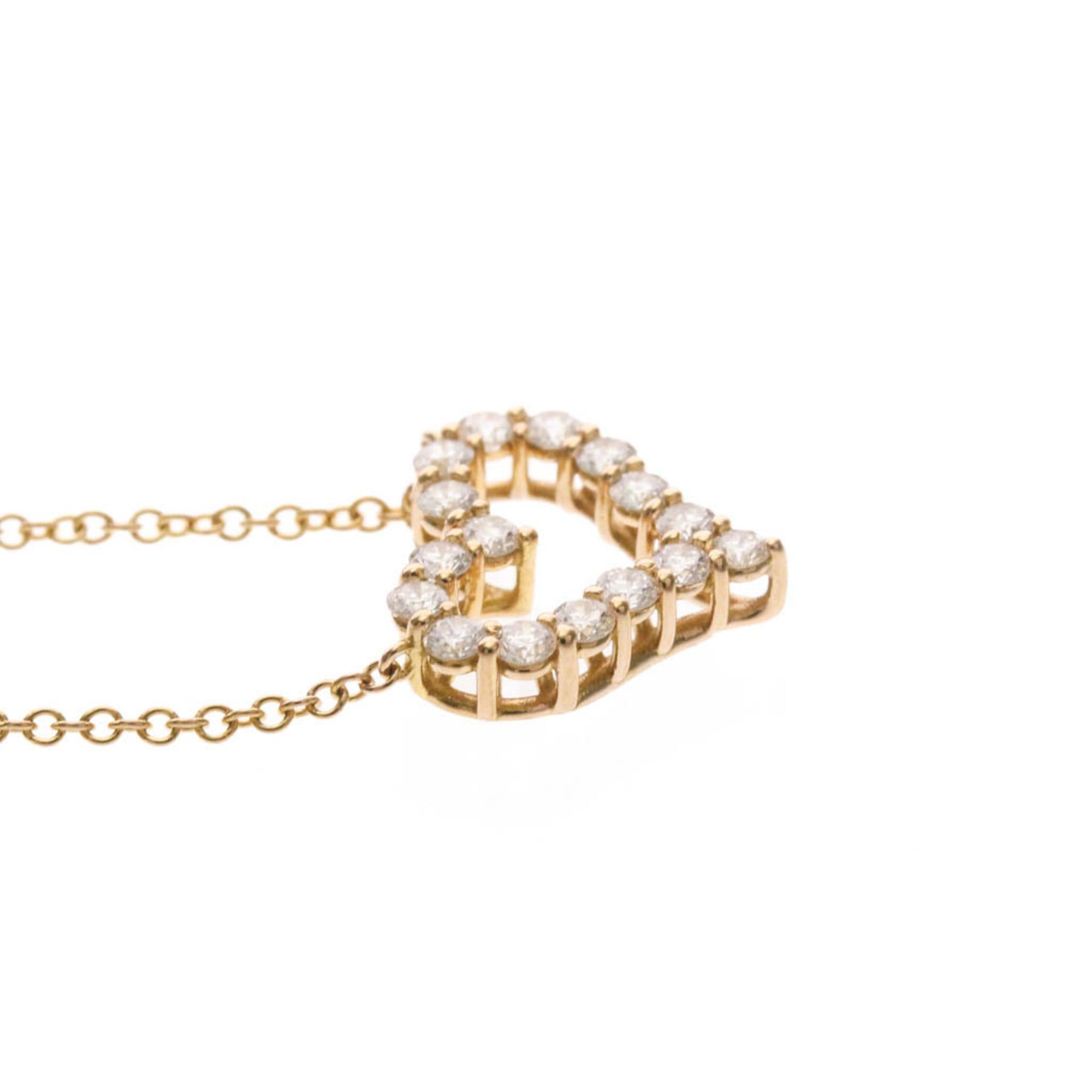 Tiffany & Co. Tiffany Sentimental Heart Necklace Pink Gold (18K) Diamond Men,Women Fashion Pendant Necklace (Pink Gold) Size ONE SIZE - 5 Thumbnail