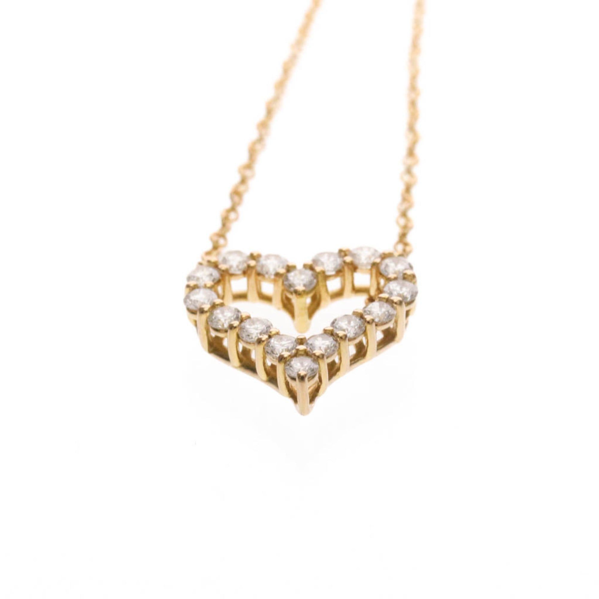 Tiffany & Co. Tiffany Sentimental Heart Necklace Pink Gold (18K) Diamond Men,Women Fashion Pendant Necklace (Pink Gold) Size ONE SIZE - 4 Thumbnail