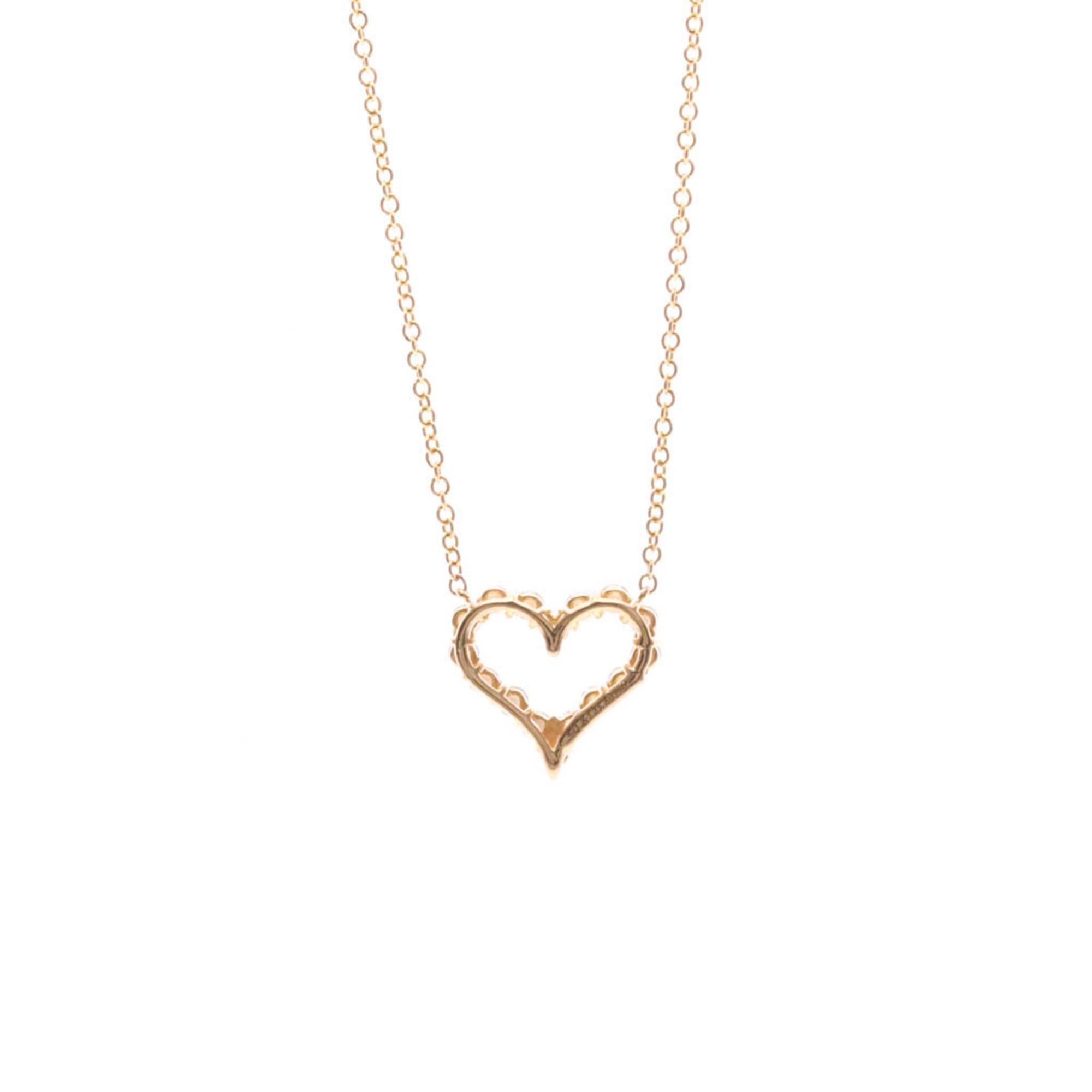 Tiffany & Co. Tiffany Sentimental Heart Necklace Pink Gold (18K) Diamond Men,Women Fashion Pendant Necklace (Pink Gold) Size ONE SIZE - 2 Thumbnail