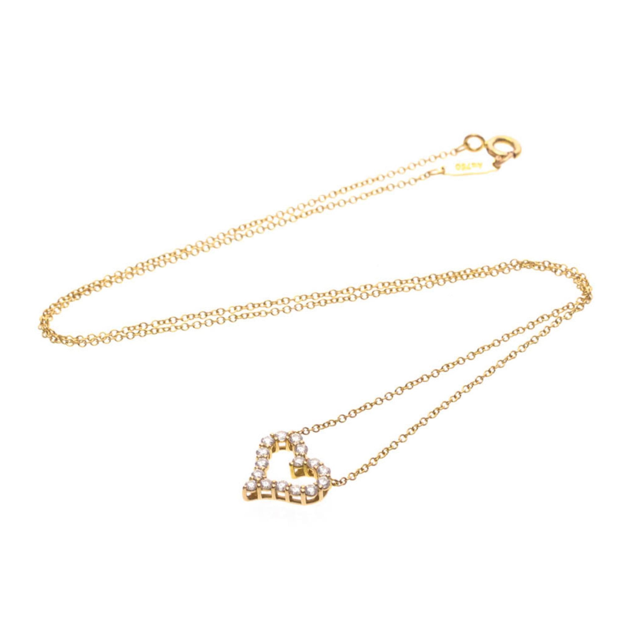 Tiffany & Co. Tiffany Sentimental Heart Necklace Pink Gold (18K) Diamond Men,Women Fashion Pendant Necklace (Pink Gold) Size ONE SIZE - 13 Thumbnail