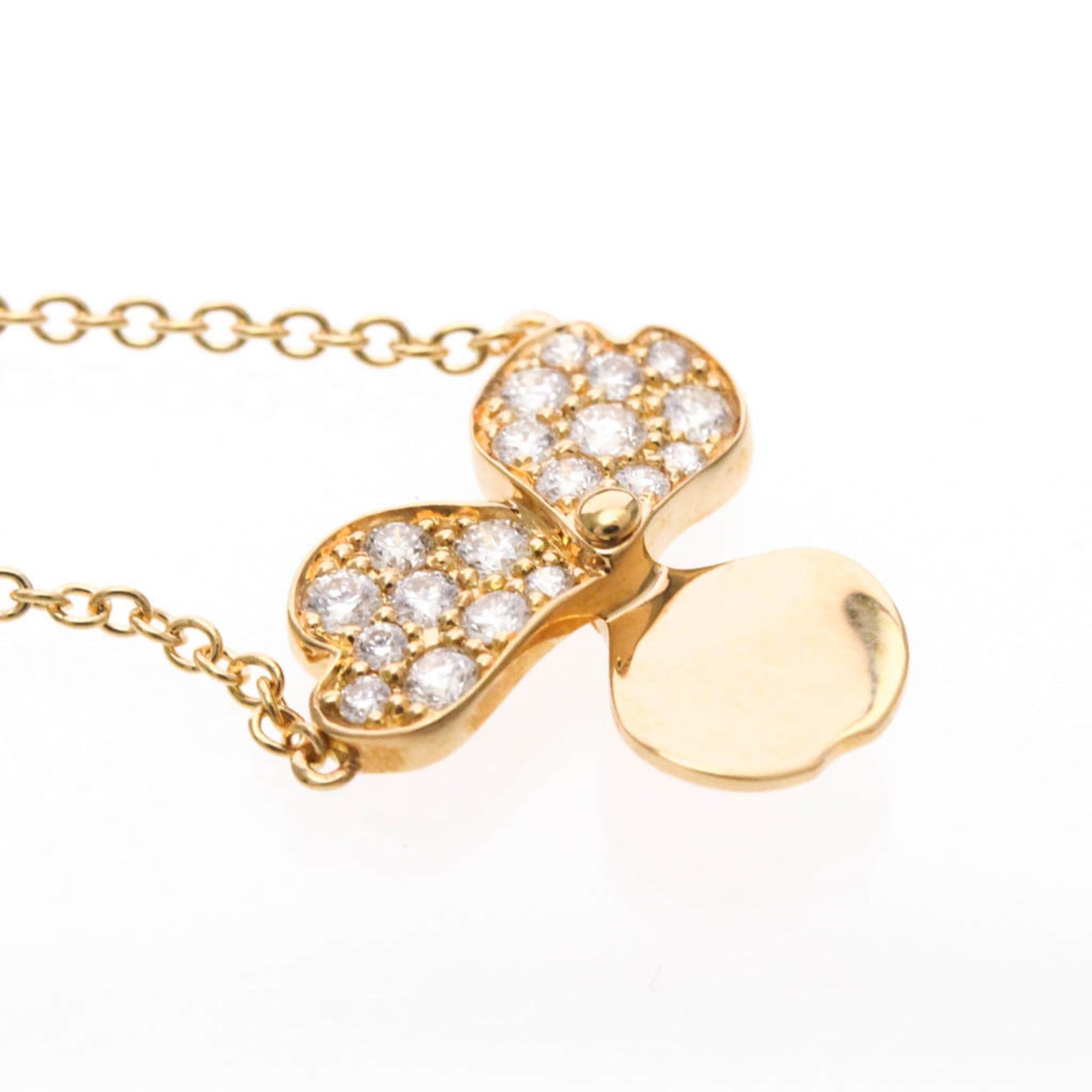 Tiffany & Co. Tiffany Paper Flower Diamond Necklace Pink Gold (18K) Diamond Men,Women Fashion Pendant Necklace (Pink Gold) Size ONE SIZE - 7 Thumbnail