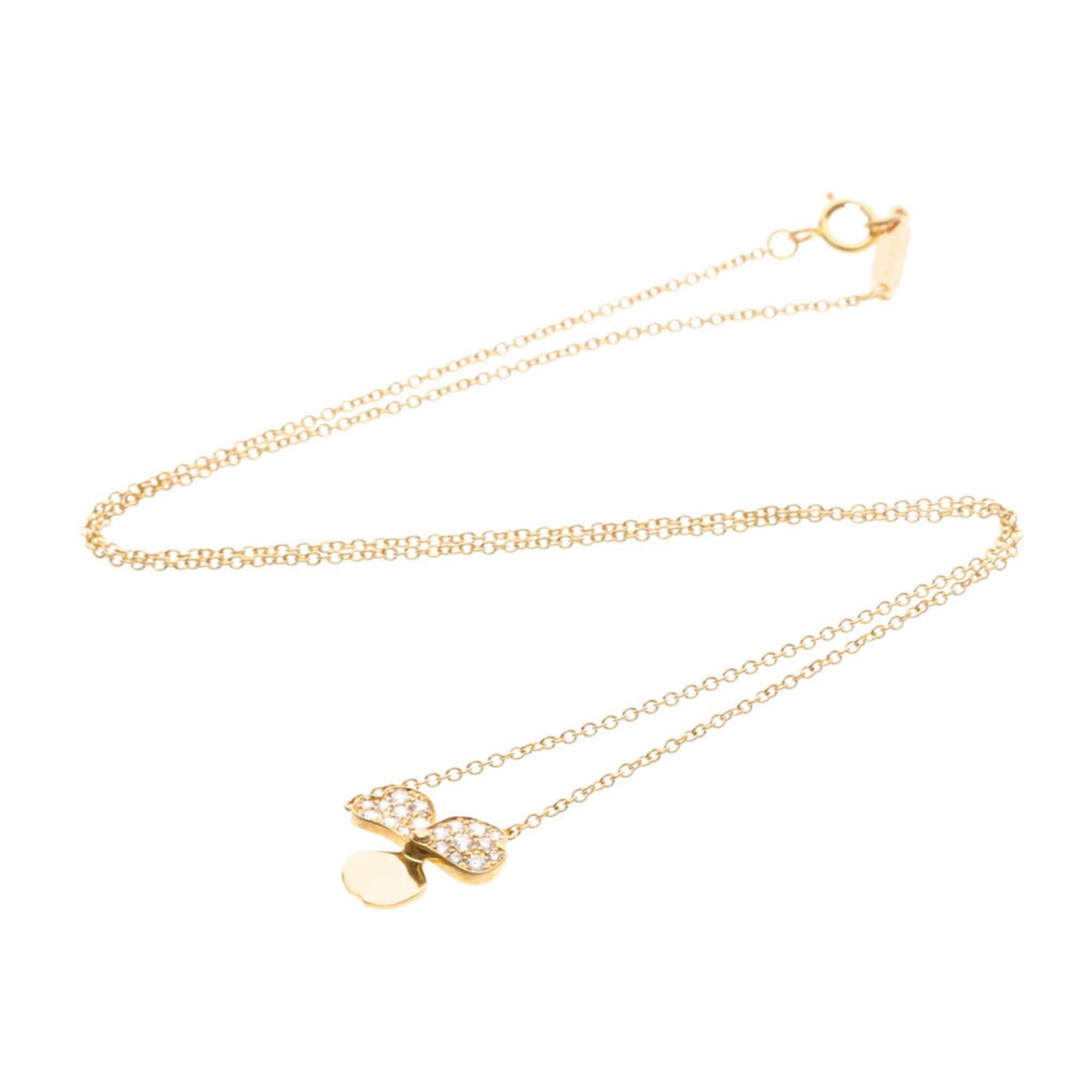 Tiffany & Co. Tiffany Paper Flower Diamond Necklace Pink Gold (18K) Diamond Men,Women Fashion Pendant Necklace (Pink Gold) Size ONE SIZE - 13 Thumbnail