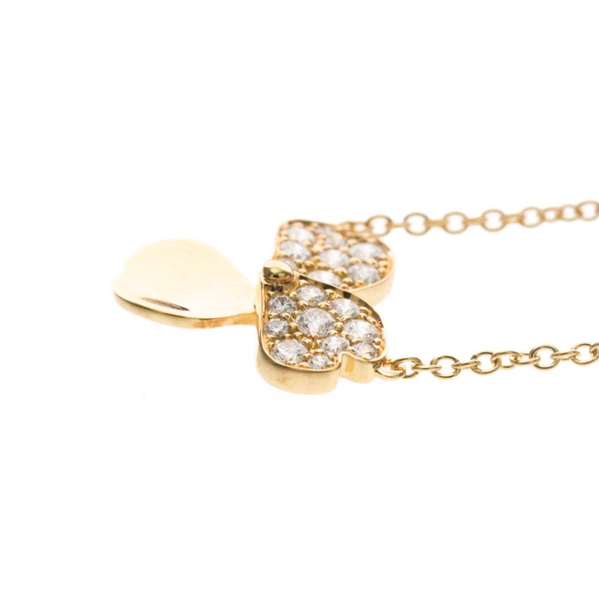 Tiffany & Co. Tiffany Paper Flower Diamond Necklace Pink Gold (18K) Diamond Men,Women Fashion Pendant Necklace (Pink Gold) Size ONE SIZE - 3 Thumbnail