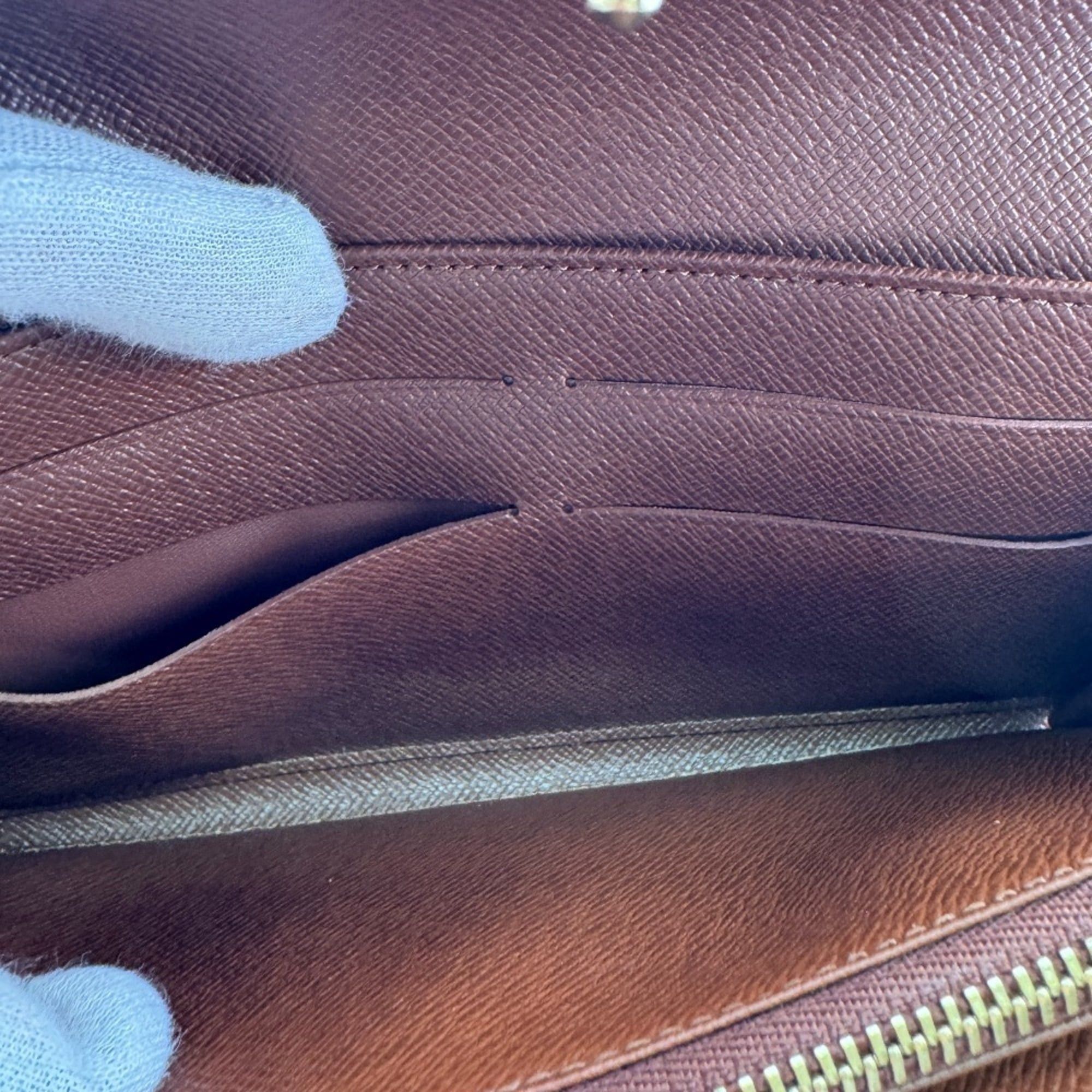 Louis Vuitton Louis Vuitton Portefeuille Sarah Monogram Long Wallet Brown Size ONE SIZE - 9 Thumbnail