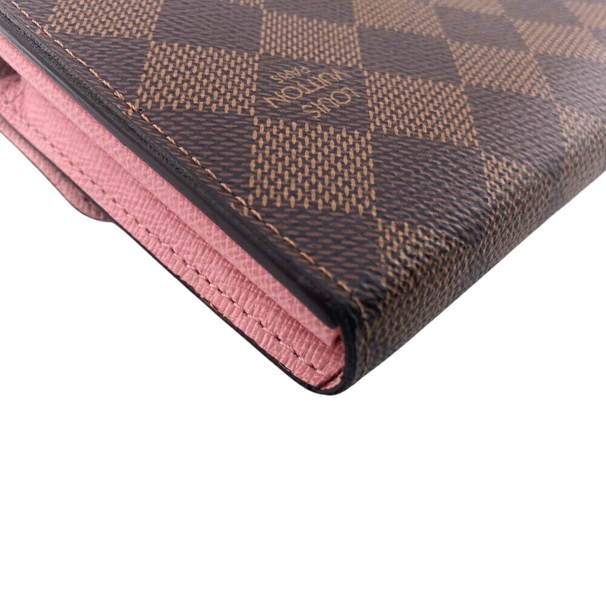 Louis Vuitton Louis Vuitton N60476 Portefeuille Sarah Damier Ebene Long Wallet Brown Women's Size ONE SIZE - 5 Thumbnail