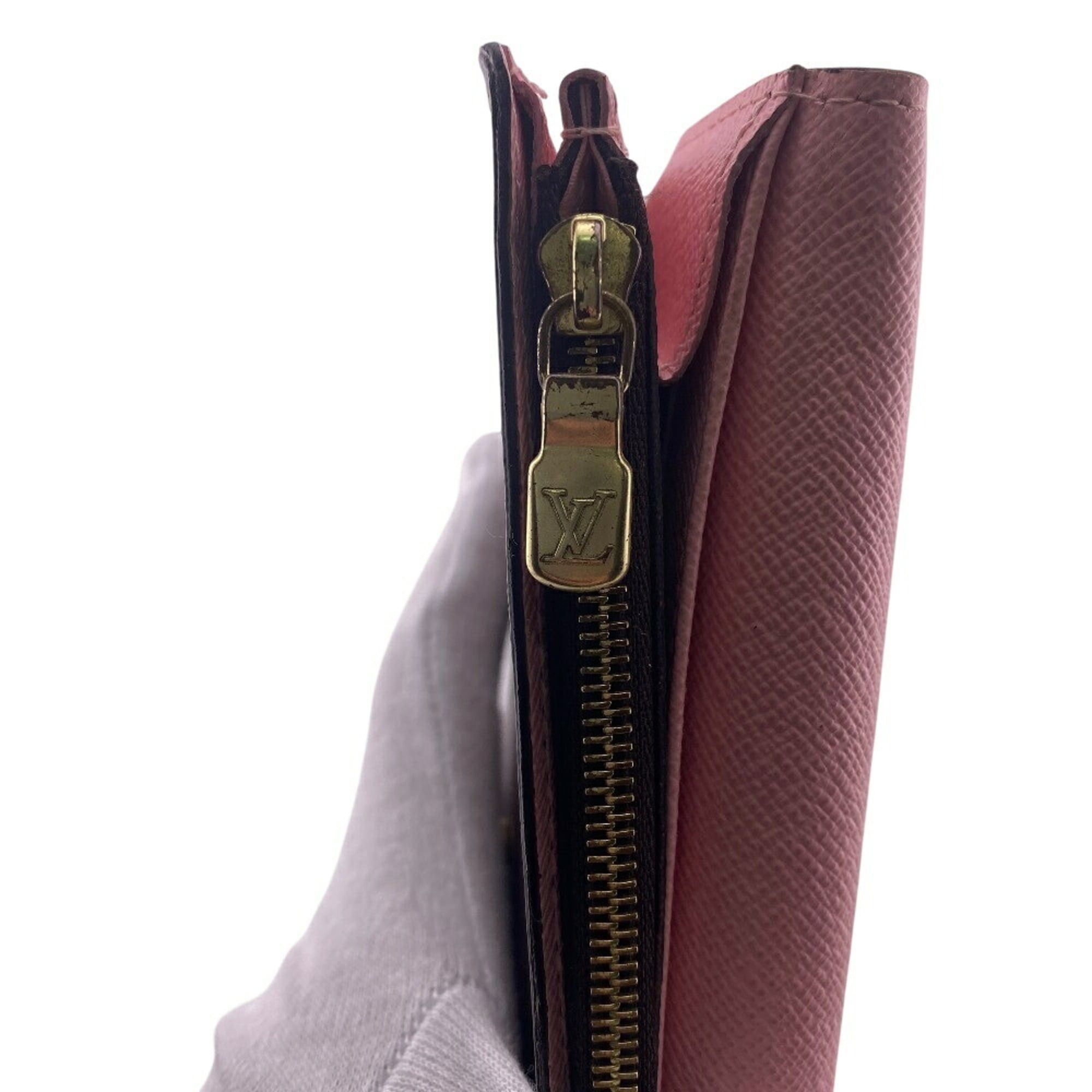 Louis Vuitton Louis Vuitton N60476 Portefeuille Sarah Damier Ebene Long Wallet Brown Women's Size ONE SIZE - 15 Thumbnail