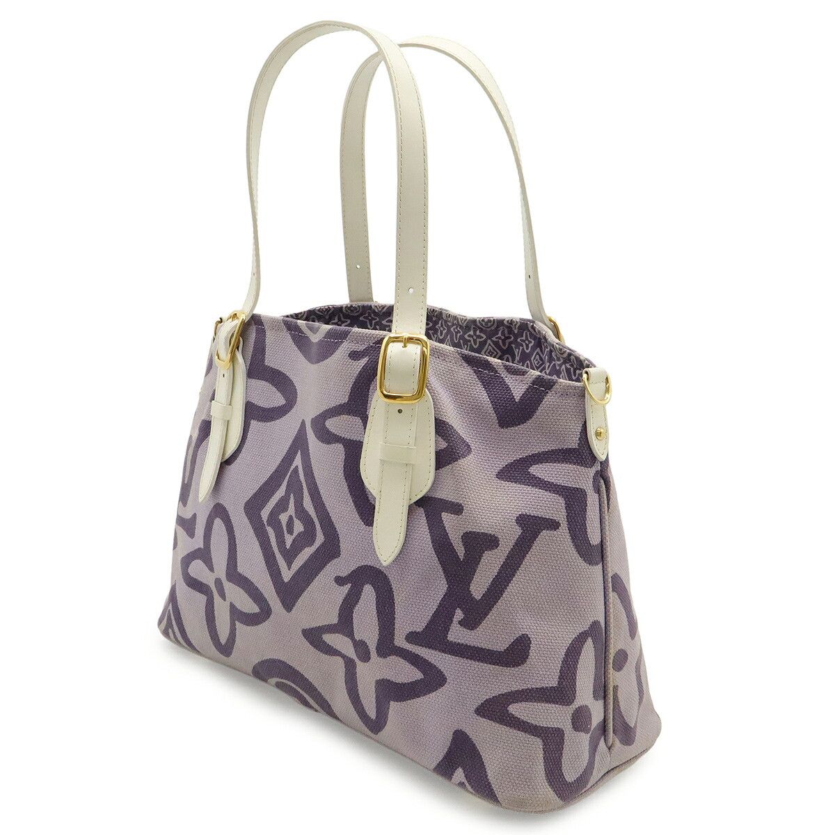 Louis Vuitton Louis Vuitton Louis Vuitton TahitiennePM Canvas 2way Bag Textile Shoulder Bag M95680 DUTY FREE for USA Size ONE SIZE - 2 Thumbnail