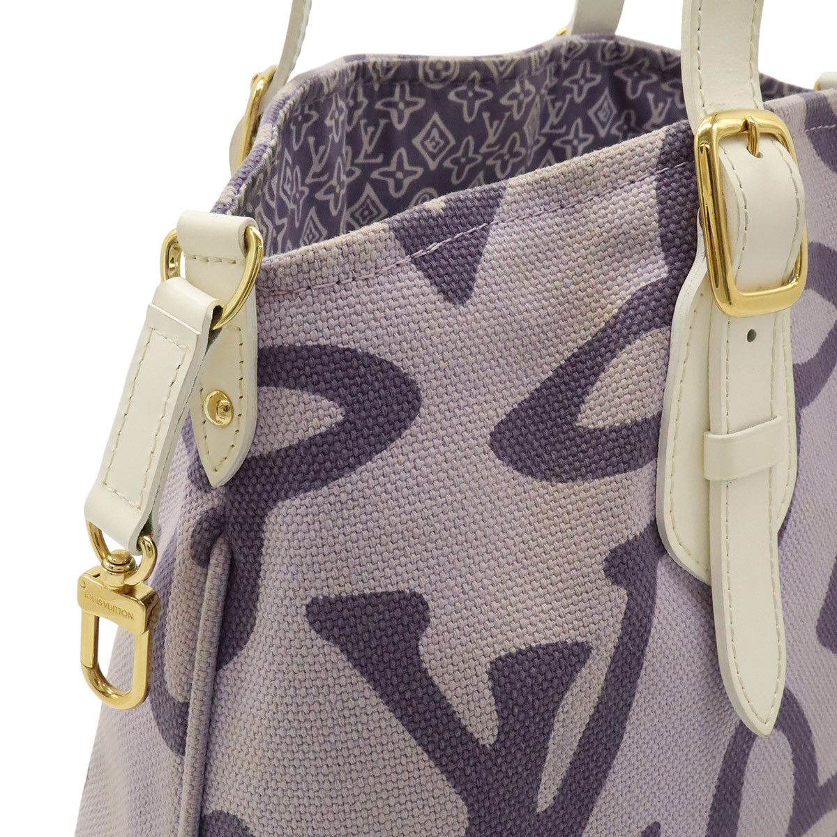 Louis Vuitton Louis Vuitton Louis Vuitton TahitiennePM Canvas 2way Bag Textile Shoulder Bag M95680 DUTY FREE for USA Size ONE SIZE - 6 Thumbnail