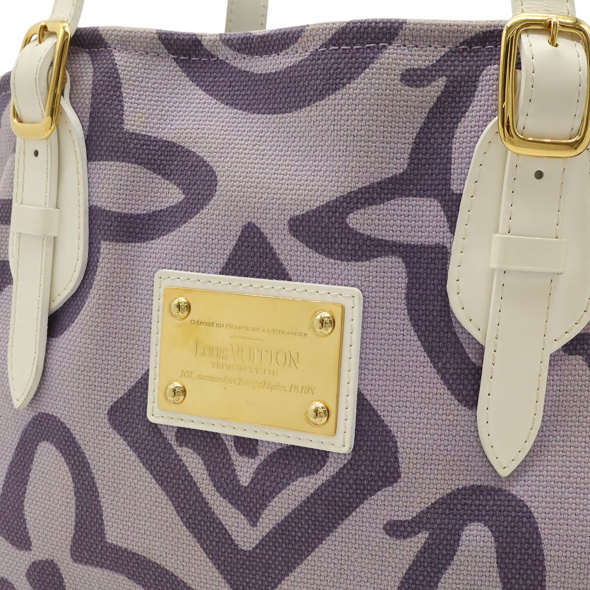 Louis Vuitton Louis Vuitton Louis Vuitton TahitiennePM Canvas 2way Bag Textile Shoulder Bag M95680 DUTY FREE for USA Size ONE SIZE - 7 Thumbnail