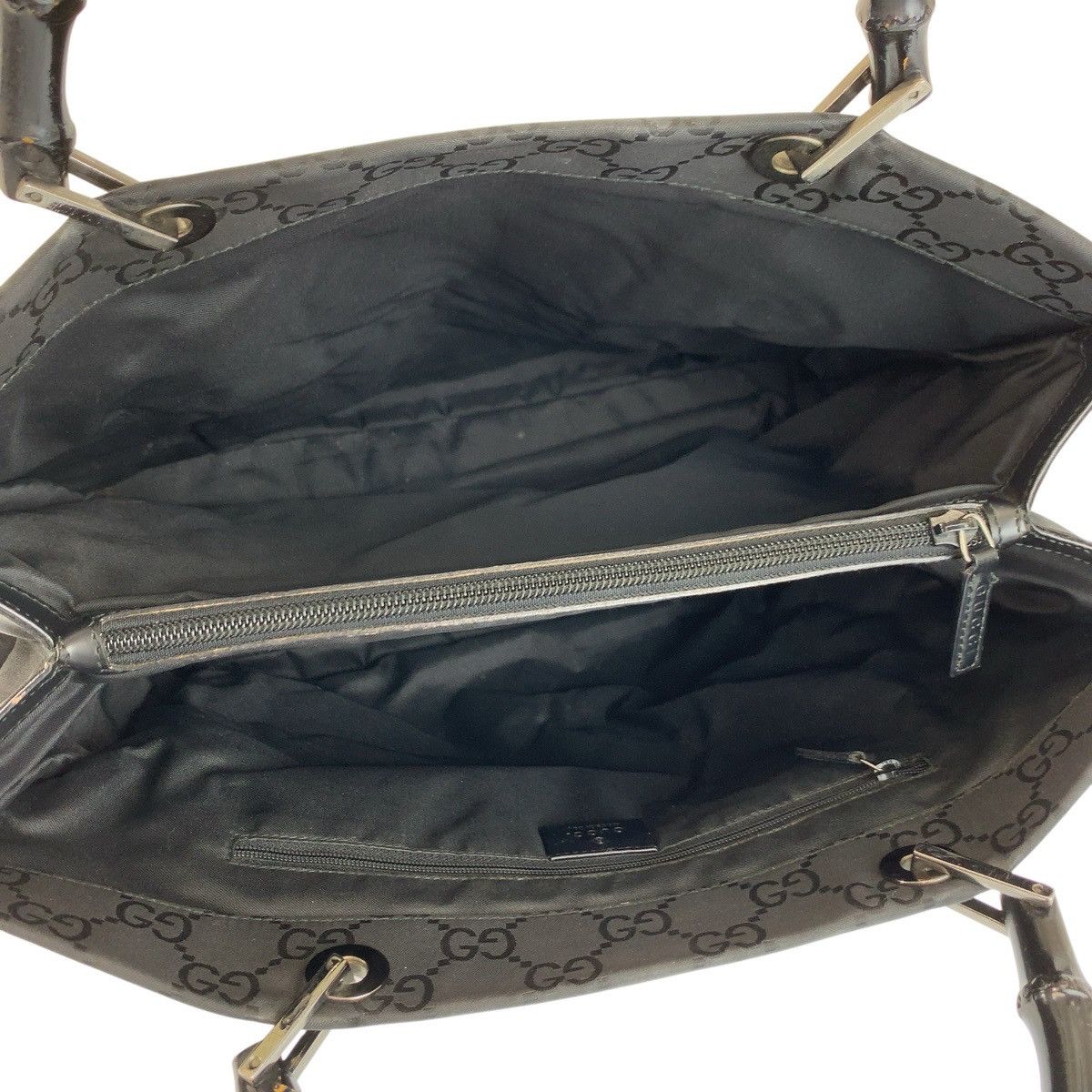 Gucci Gucci Gucci Bamboo Nylon Handbag Textile Tote Bag 002 1015 DUTY FREE for USA Size ONE SIZE - 8 Thumbnail