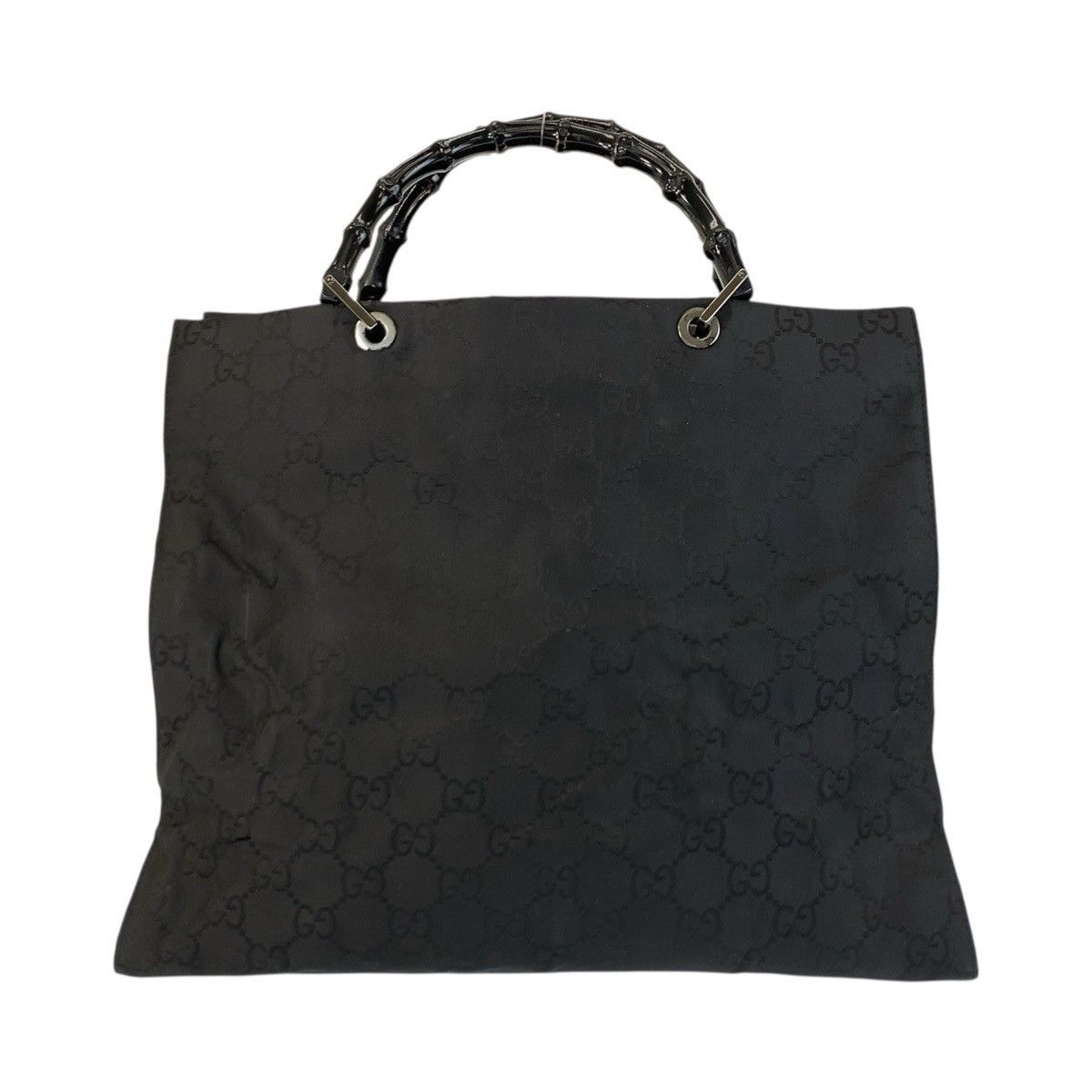 Gucci Gucci Gucci Bamboo Nylon Handbag Textile Tote Bag 002 1015 DUTY FREE for USA Size ONE SIZE - 2 Thumbnail