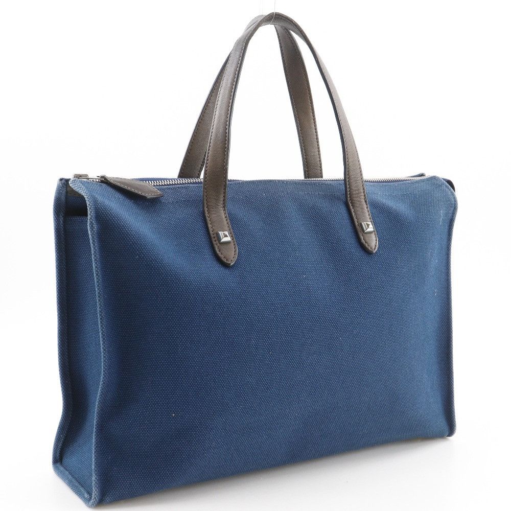Hermes Hermes Hermès Cabas Mila PM Canvas Handbag Textile Handbag Stamp L (2008) DUTY FREE for USA Size ONE SIZE - 3 Thumbnail