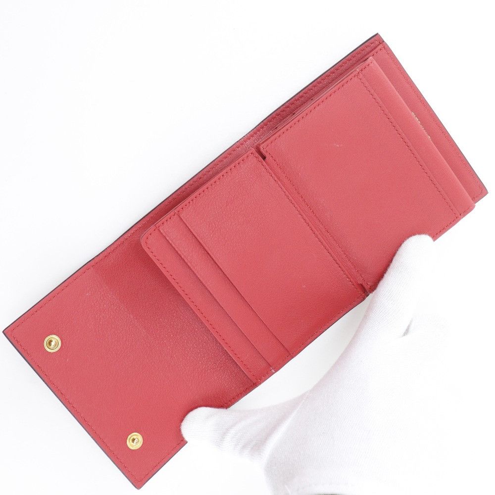 Celine Celine Celine Small Folded Multifunction Leather Wallet Leather Short Wallet DUTY FREE for USA Size ONE SIZE - 5 Thumbnail