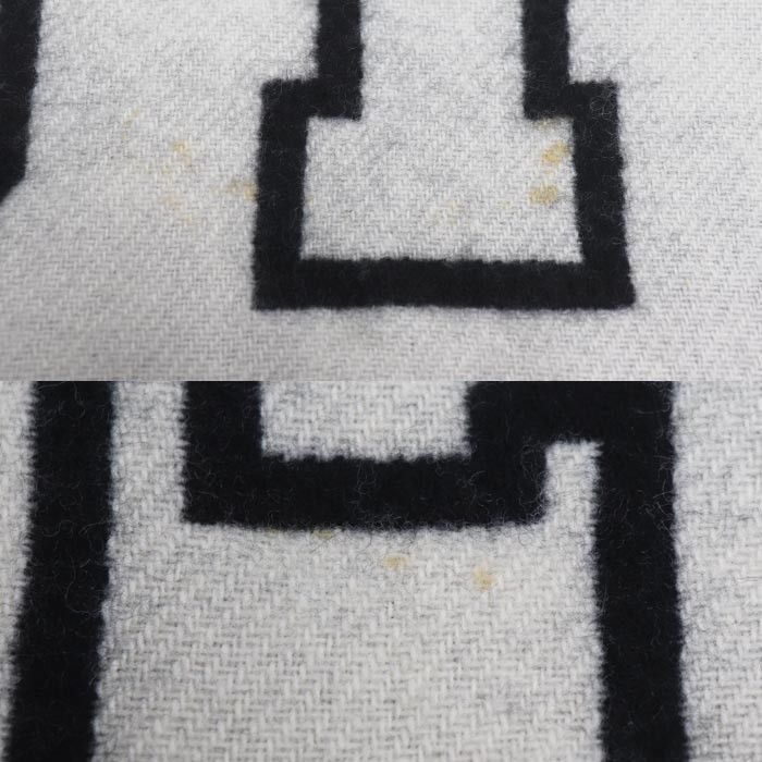 Louis Vuitton Louis Vuitton Louis Vuitton Echarpe City Louis Wool Cashmere Scarf Textile Scarf M71317 DUTY FREE for USA Size ONE SIZE - 4 Thumbnail