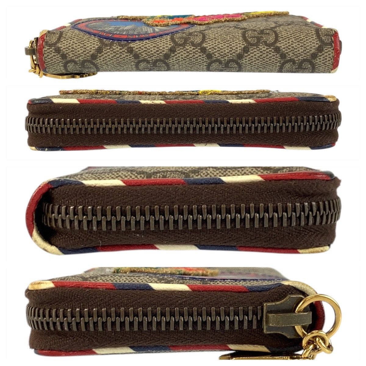 Gucci Gucci Gucci Courier GG Supreme Canvas Coin Case Textile Coin Case 473911 DUTY FREE for USA Size ONE SIZE - 7 Thumbnail