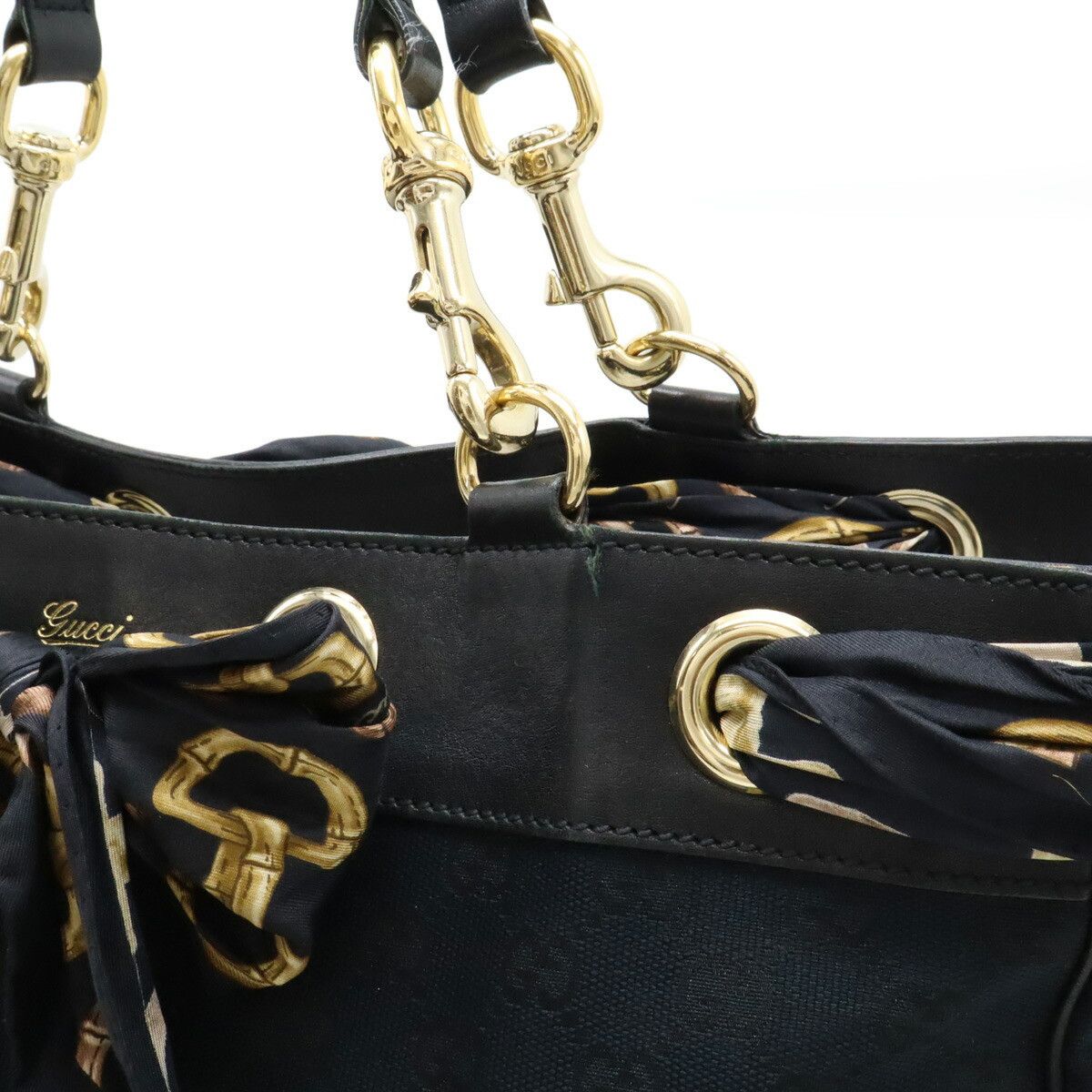Gucci Gucci Gucci GG Canvas 2way Tote Bag Textile Shoulder Bag 153033 DUTY FREE for USA Size ONE SIZE - 8 Thumbnail