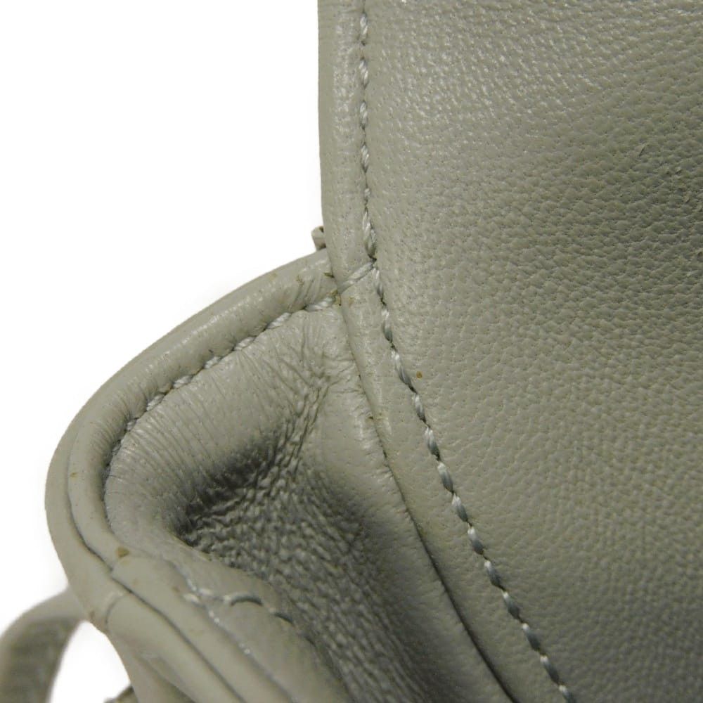 Celine Celine CELINE Logo Print Triangle Bag Smooth Calfskin Shoulder Bag Leather Shoulder Bag 195903DCS.10PG DUTY FREE for USA Size ONE SIZE - 12 Thumbnail