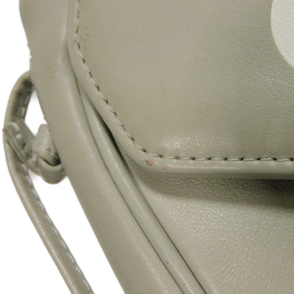 Celine Celine CELINE Logo Print Triangle Bag Smooth Calfskin Shoulder Bag Leather Shoulder Bag 195903DCS.10PG DUTY FREE for USA Size ONE SIZE - 17 Thumbnail