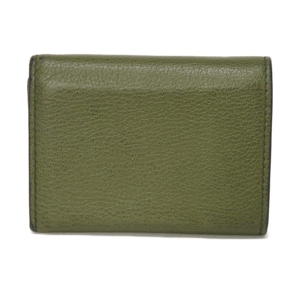 Gucci Gucci GUCCI Logo Embossed Calf Leather Trifold Wallet Leather Short Wallet 736151 0E8IG 3352 DUTY FREE for USA Size ONE SIZE - 3 Thumbnail