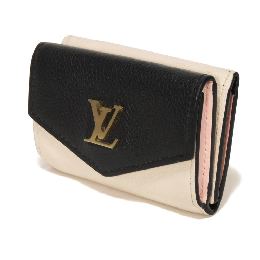Louis Vuitton Louis Vuitton Louis Vuitton Portefeuille Lock Mini Grained Calf Leather Trifold Wallet Leather Short Wallet M80984 DUTY FREE for USA Size ONE SIZE - 2 Thumbnail