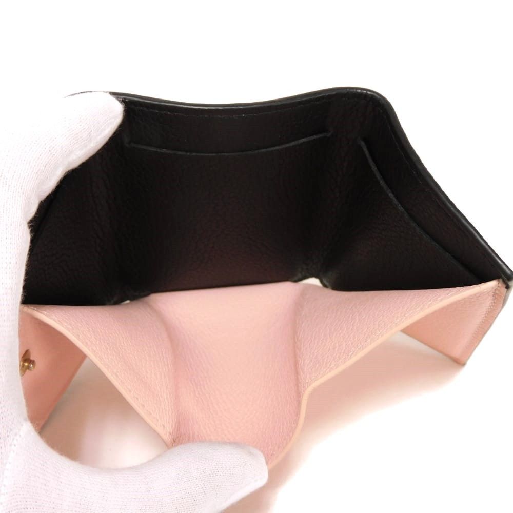 Louis Vuitton Louis Vuitton Louis Vuitton Portefeuille Lock Mini Grained Calf Leather Trifold Wallet Leather Short Wallet M80984 DUTY FREE for USA Size ONE SIZE - 10 Thumbnail