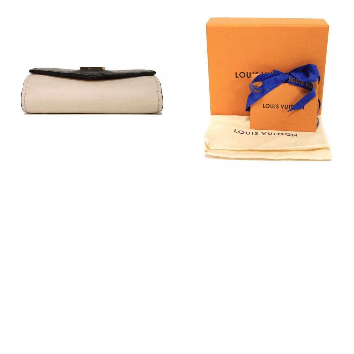 Louis Vuitton Louis Vuitton Louis Vuitton Portefeuille Lock Mini Grained Calf Leather Trifold Wallet Leather Short Wallet M80984 DUTY FREE for USA Size ONE SIZE - 20 Thumbnail