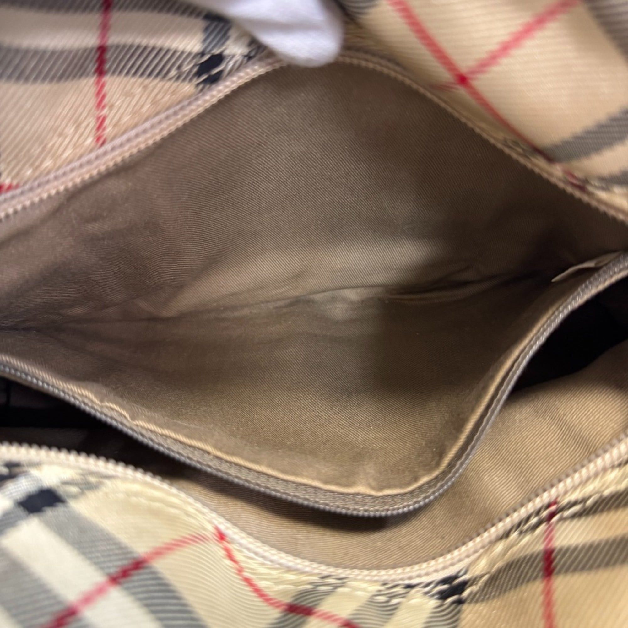 Burberry BURBERRY Mini Tote Blue Label Handbag Khaki Green Unisex Size ONE SIZE - 8 Thumbnail