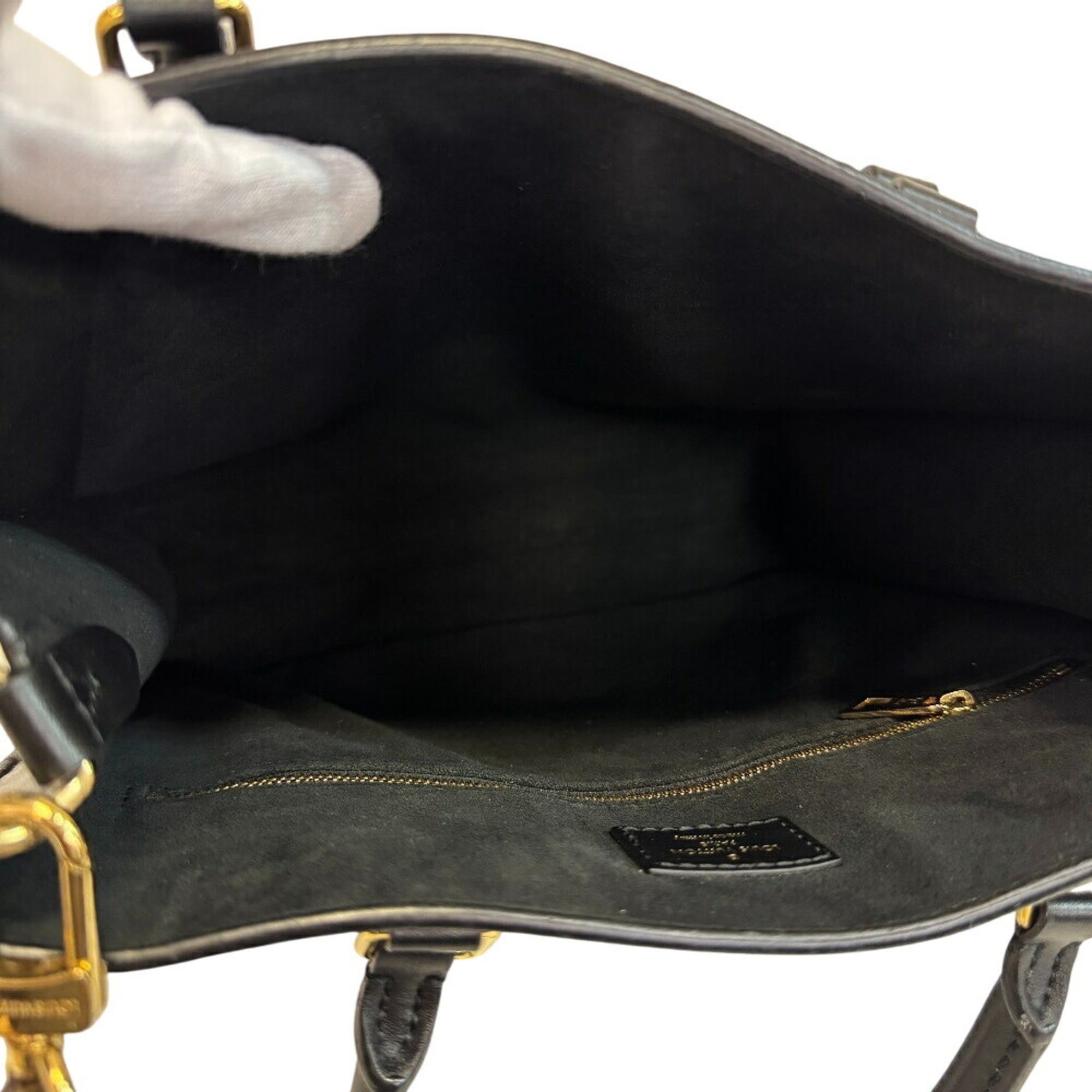 Louis Vuitton LOUIS VUITTON M58658 Sac Plat PM Tote Bag, 2-Way Epi Leather Handbag, Black Size ONE SIZE - 7 Thumbnail