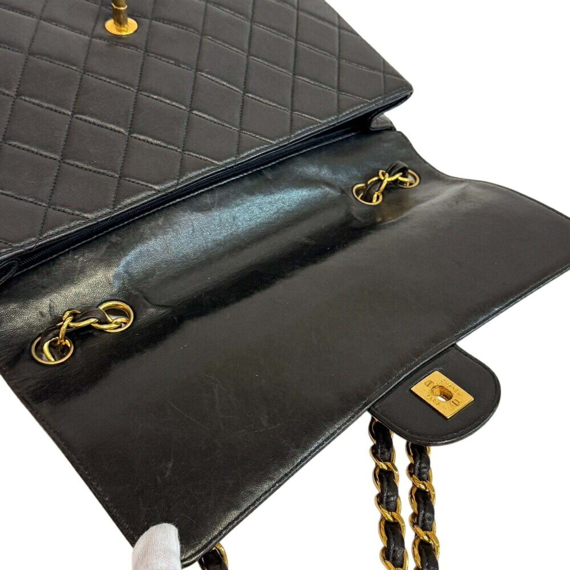 Chanel CHANEL Deca Matelasse Shoulder Bag in Black Size ONE SIZE - 6 Thumbnail