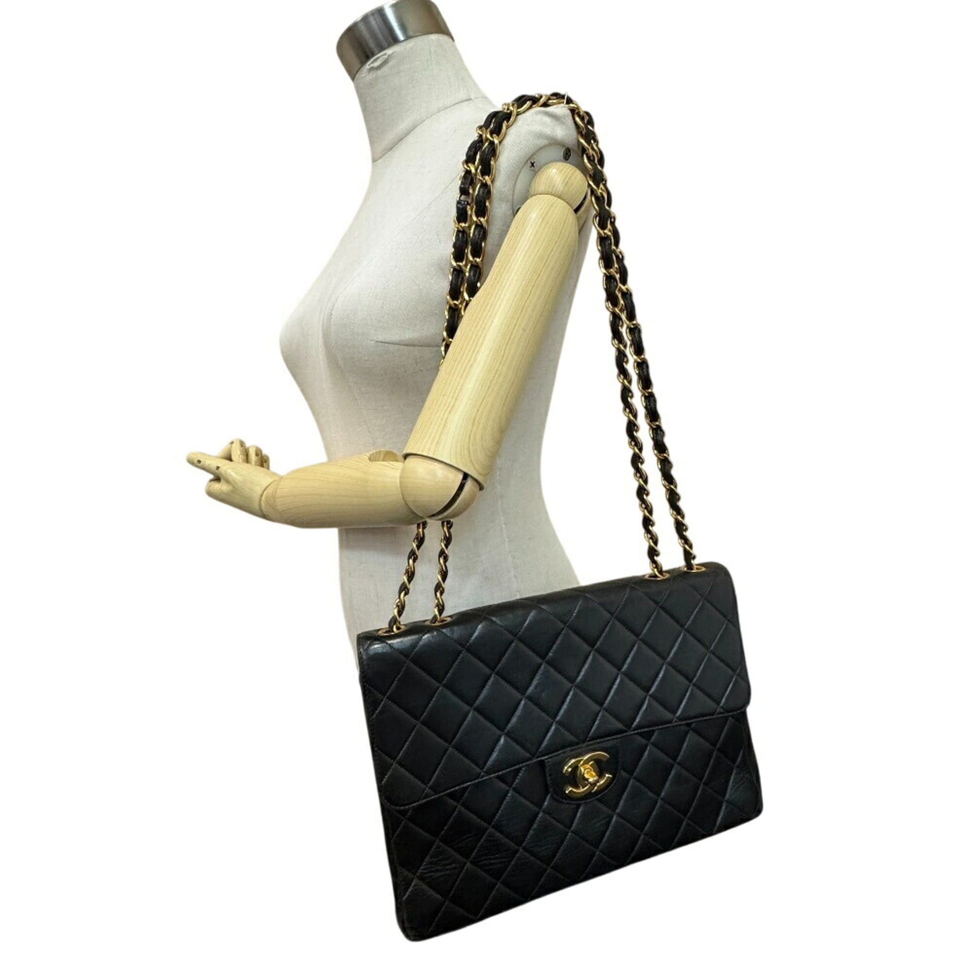 Chanel CHANEL Deca Matelasse Shoulder Bag in Black Size ONE SIZE - 13 Thumbnail