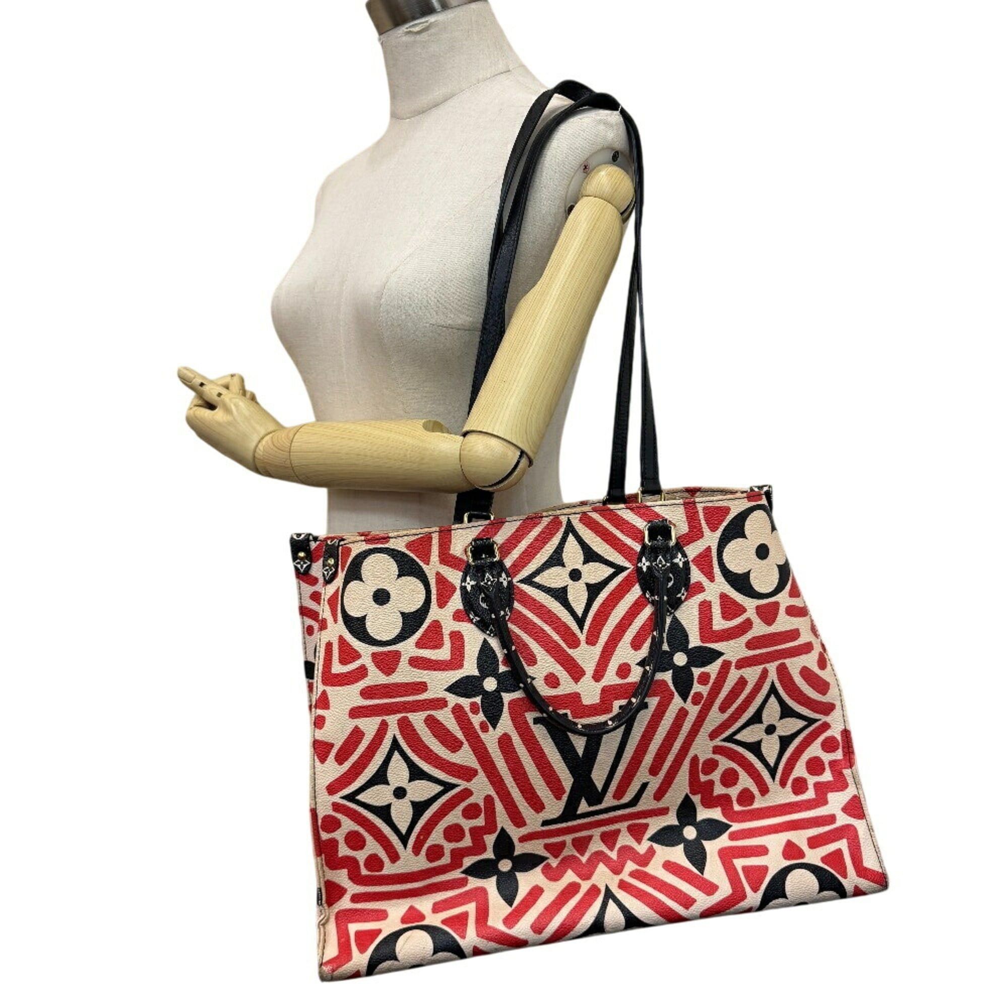 Louis Vuitton Louis Vuitton M45358 On the Go GM Shoulder Handbag LV Crafty Tote Bag Multicolor Size ONE SIZE - 14 Thumbnail