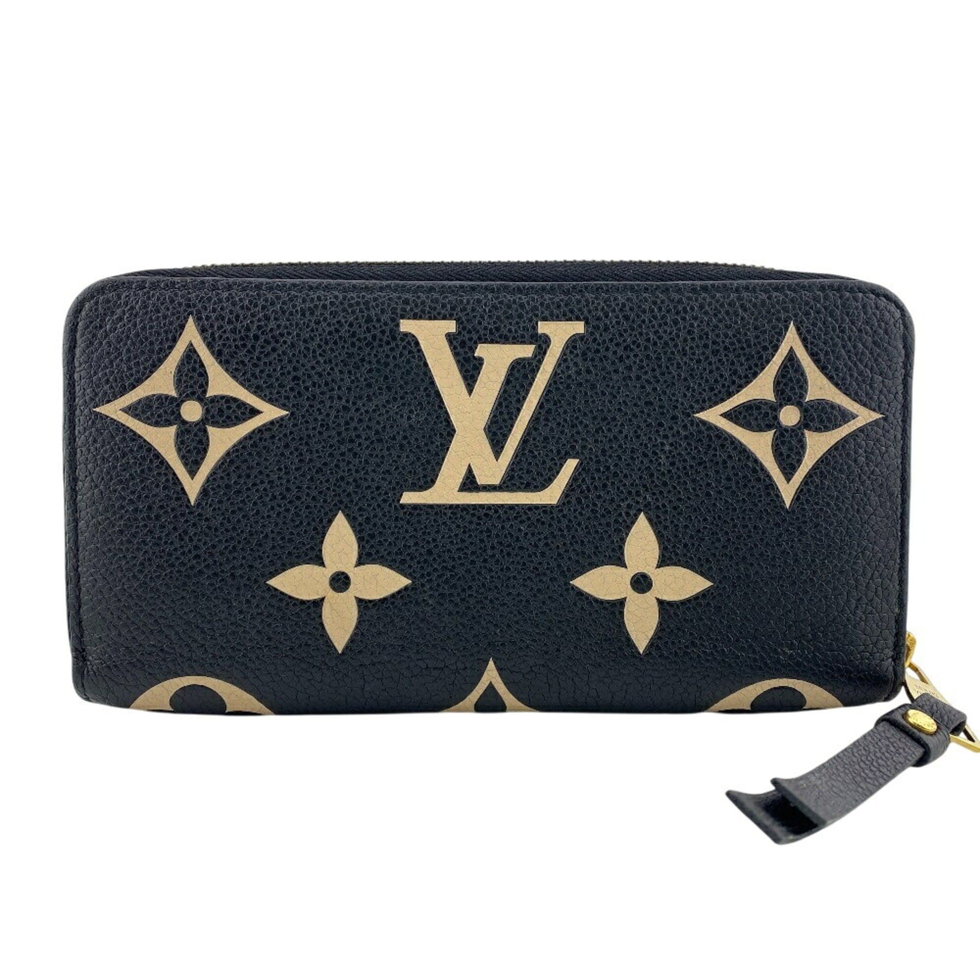 Louis Vuitton LOUIS VUITTON M80481 Zippy Wallet Monogram Empreinte Long Black Size ONE SIZE - 2 Thumbnail