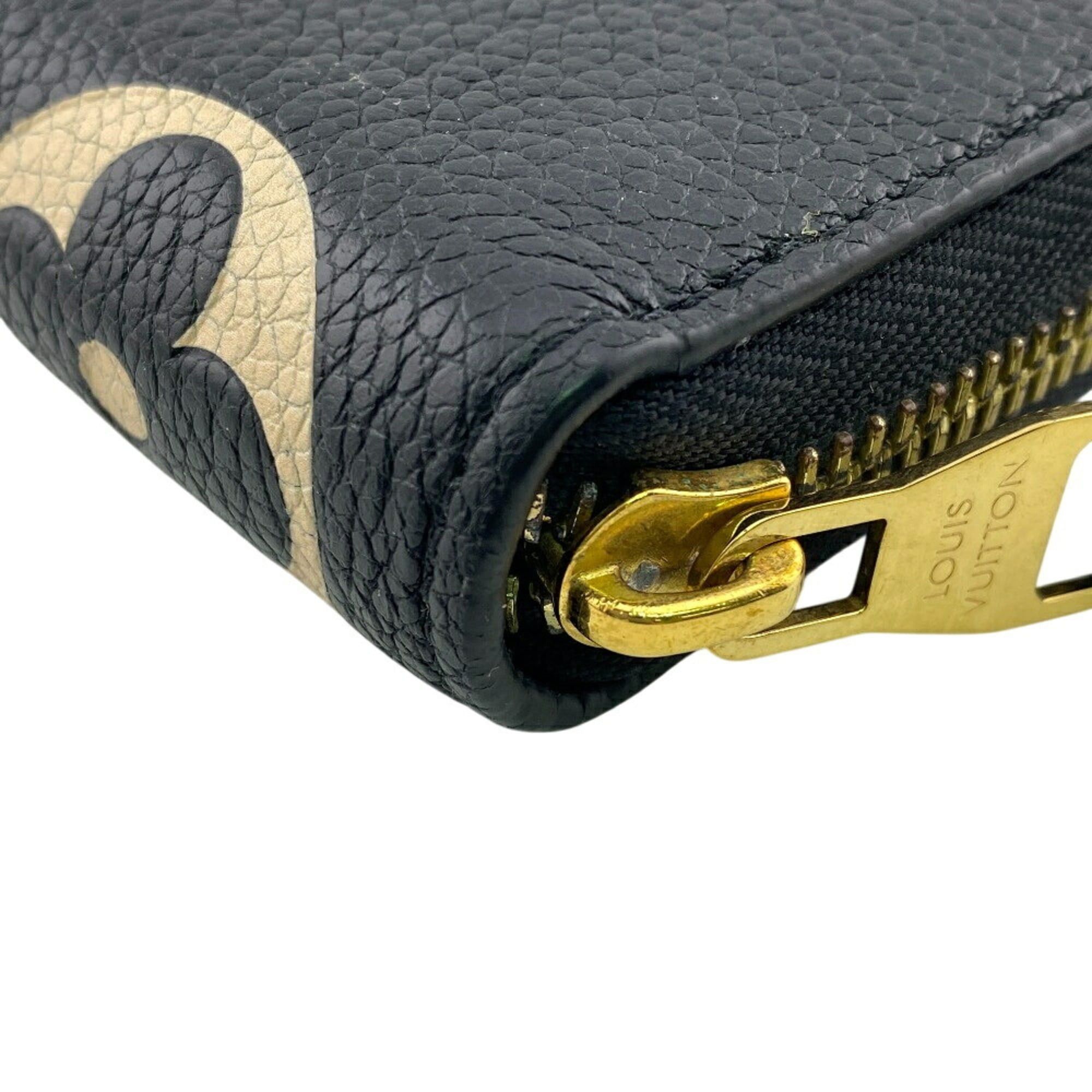 Louis Vuitton LOUIS VUITTON M80481 Zippy Wallet Monogram Empreinte Long Black Size ONE SIZE - 4 Thumbnail