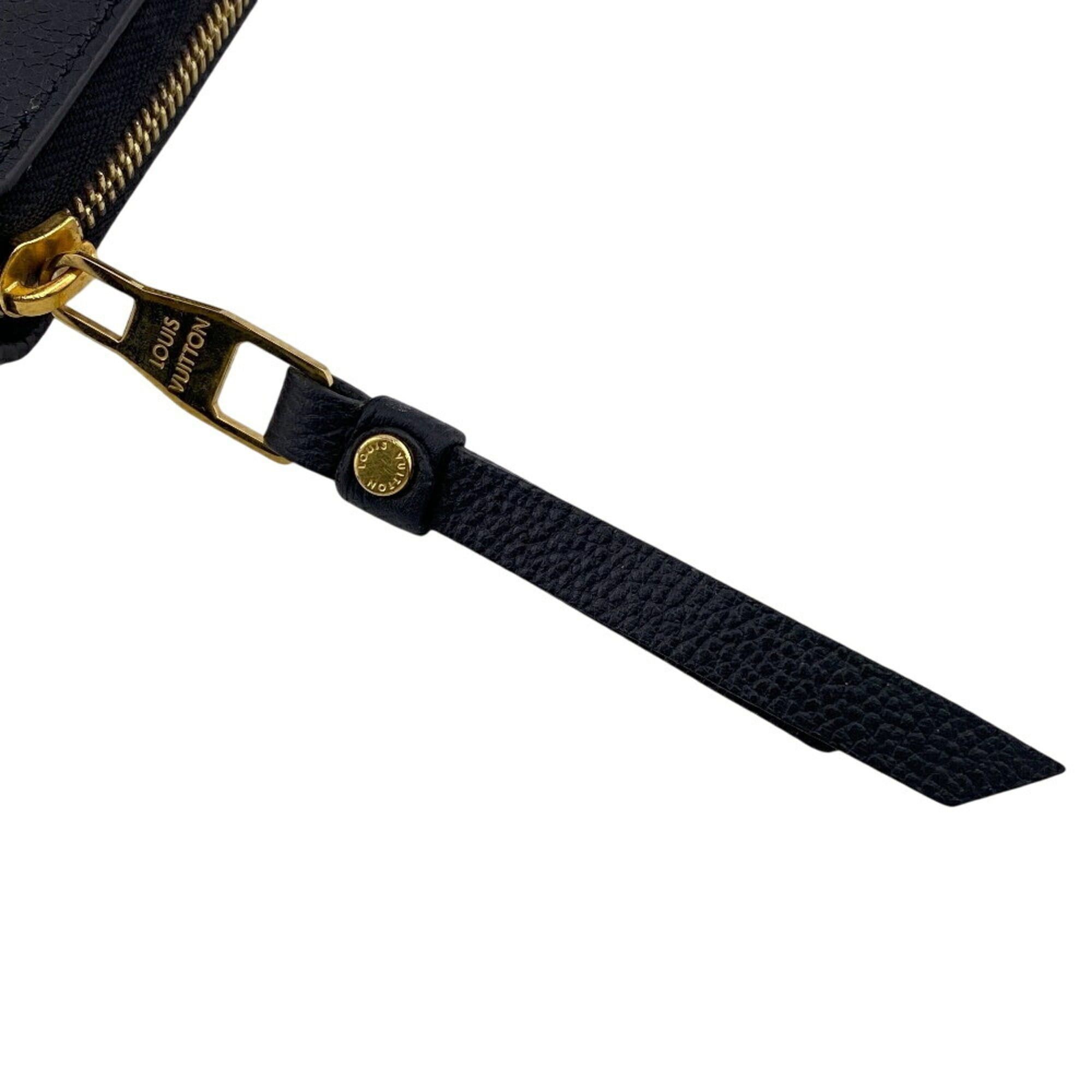 Louis Vuitton LOUIS VUITTON M80481 Zippy Wallet Monogram Empreinte Long Black Size ONE SIZE - 5 Thumbnail