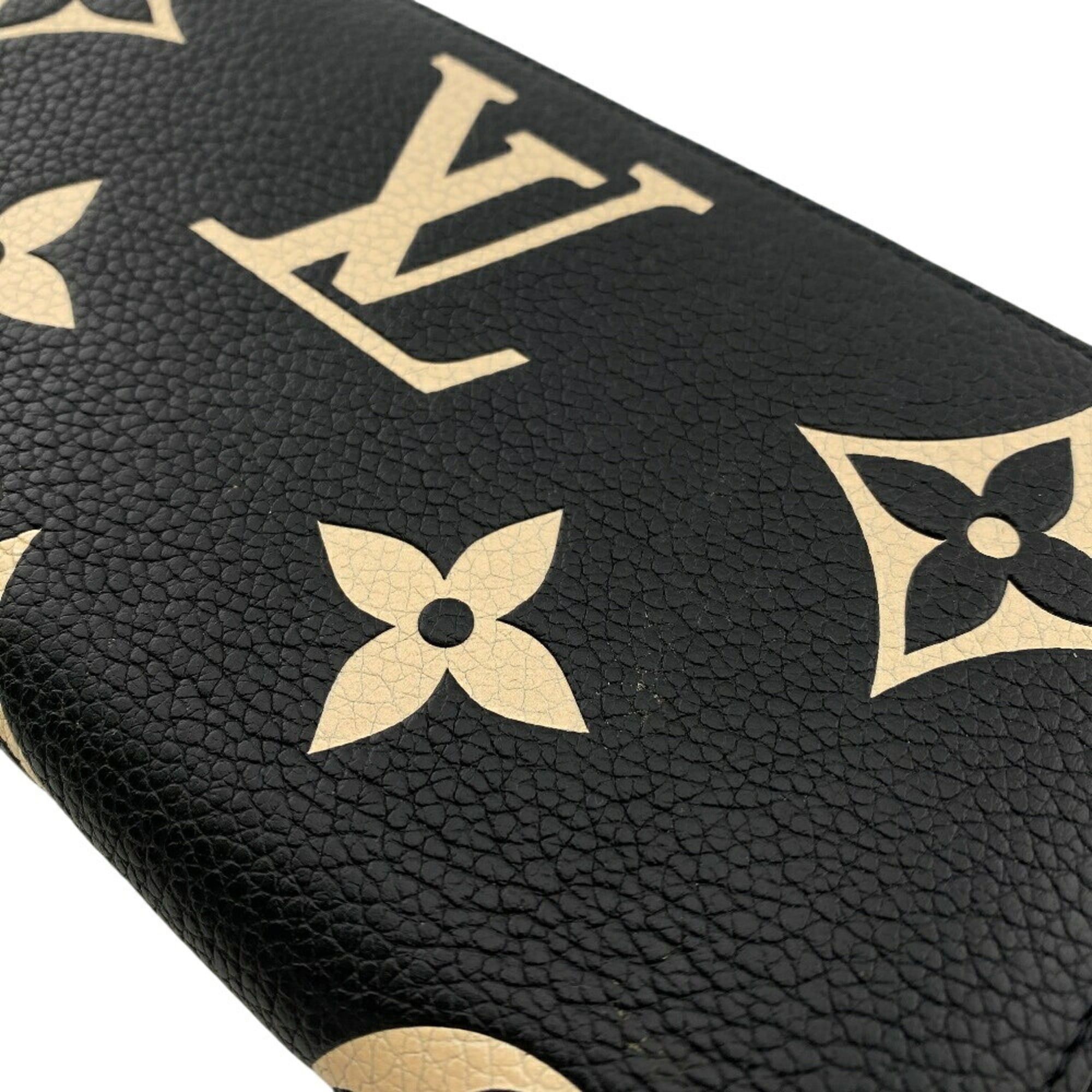 Louis Vuitton LOUIS VUITTON M80481 Zippy Wallet Monogram Empreinte Long Black Size ONE SIZE - 11 Thumbnail