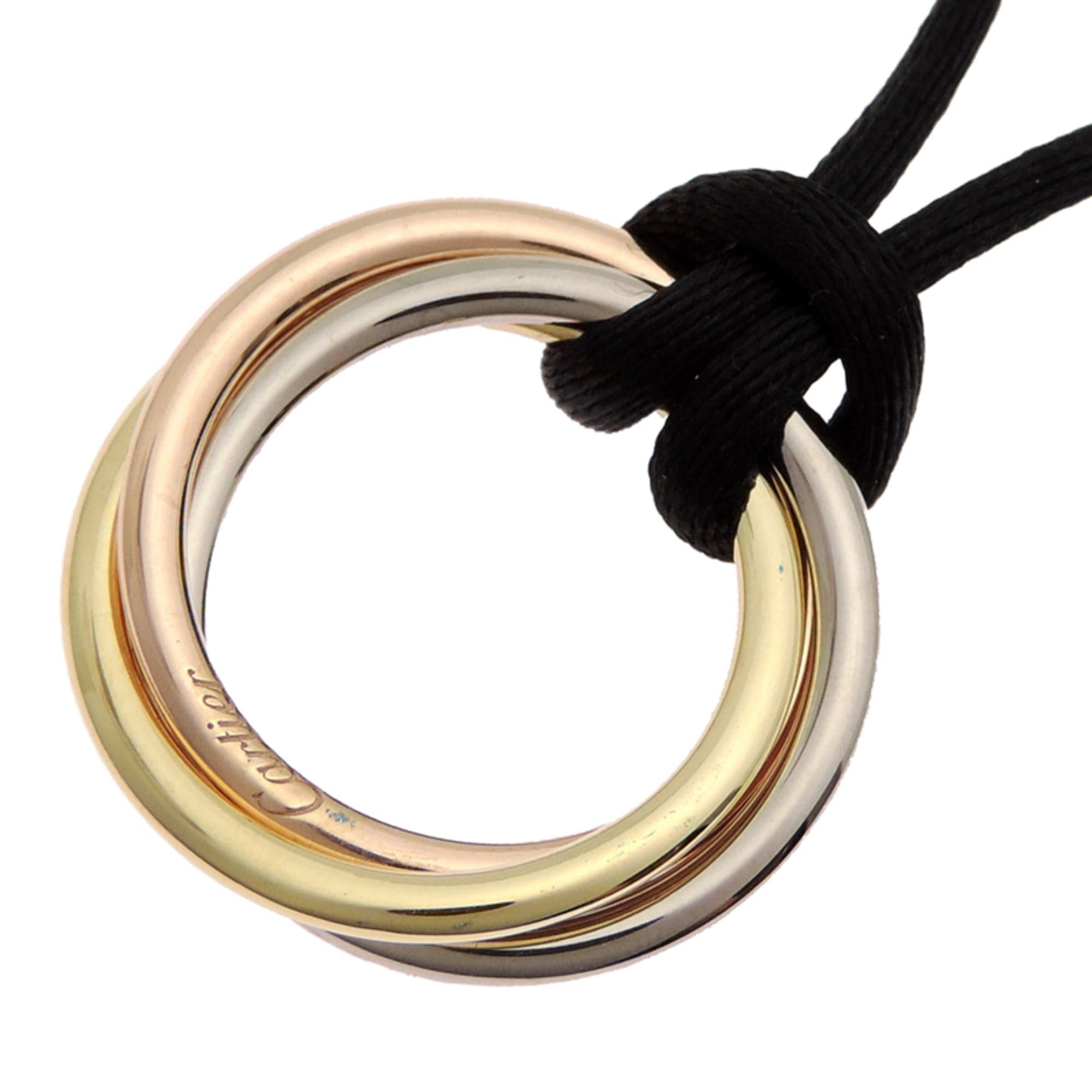 Cartier Cartier Trinity Medium Cord Necklace for Men and Women in 750 Pink Gold Size ONE SIZE - 2 Thumbnail