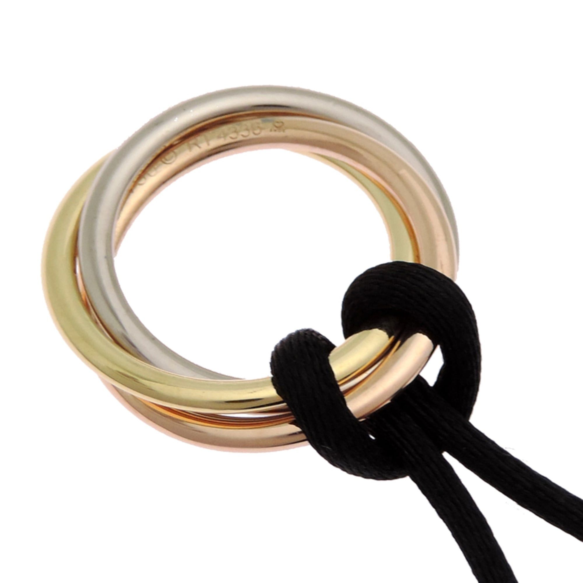 Cartier Cartier Trinity Medium Cord Necklace for Men and Women in 750 Pink Gold Size ONE SIZE - 3 Thumbnail