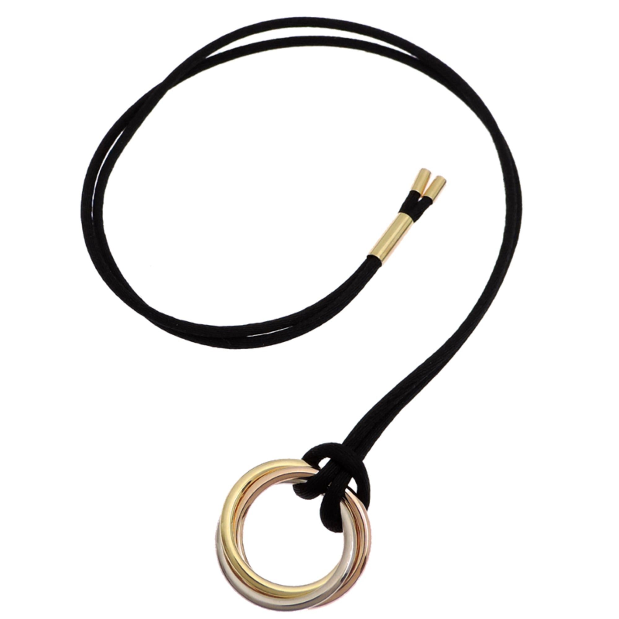 Cartier Cartier Trinity Medium Cord Necklace for Men and Women in 750 Pink Gold Size ONE SIZE - 8 Thumbnail
