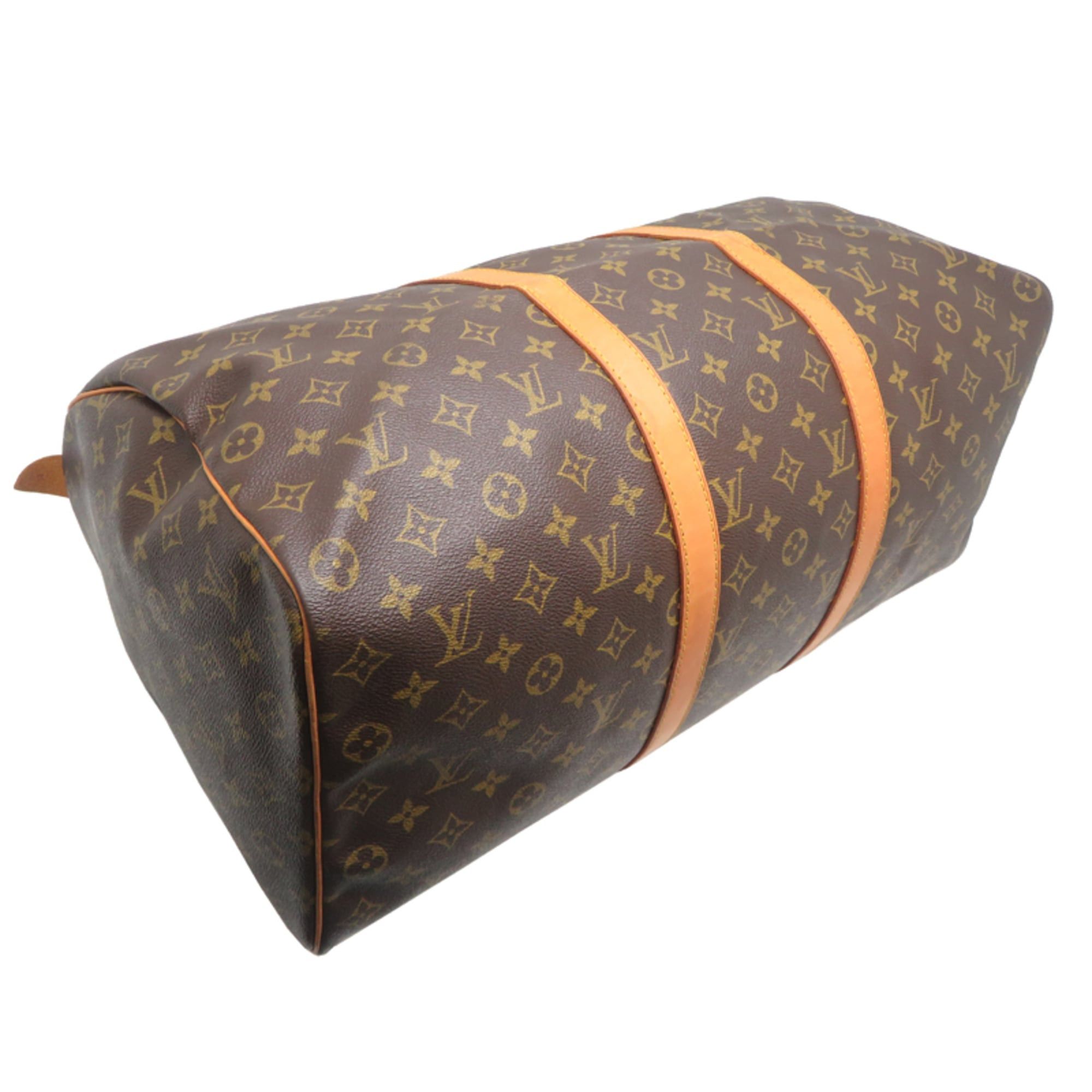Louis Vuitton Louis Vuitton Keepall 50 Boston Bag for Men and Women, M41426 (Discontinued) Monogram Brown Size ONE SIZE - 3 Thumbnail