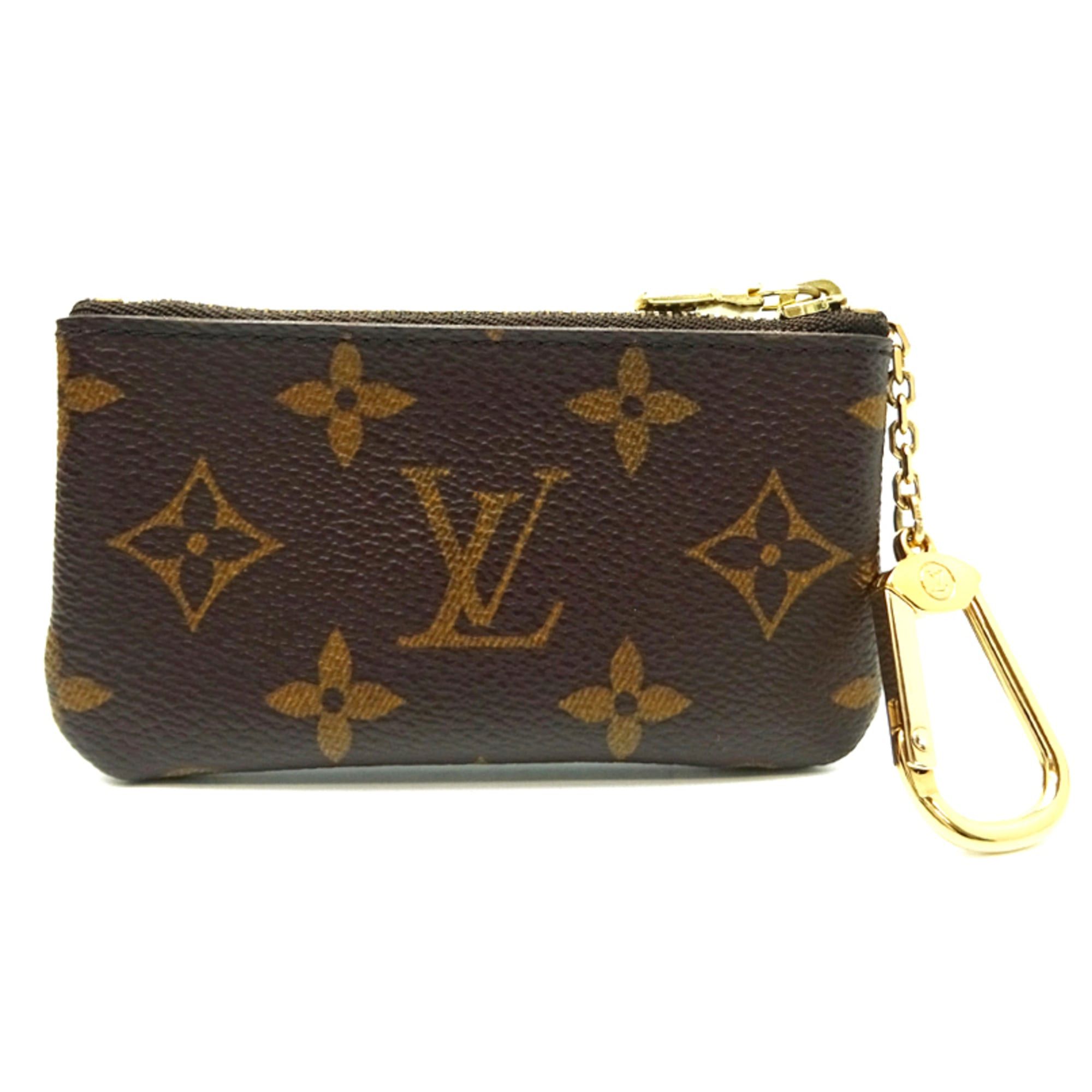 Louis Vuitton Louis Vuitton Pochette Cle Women's/Men's Wallet/Coin Case M62650 Monogram Brown Size ONE SIZE - 2 Thumbnail