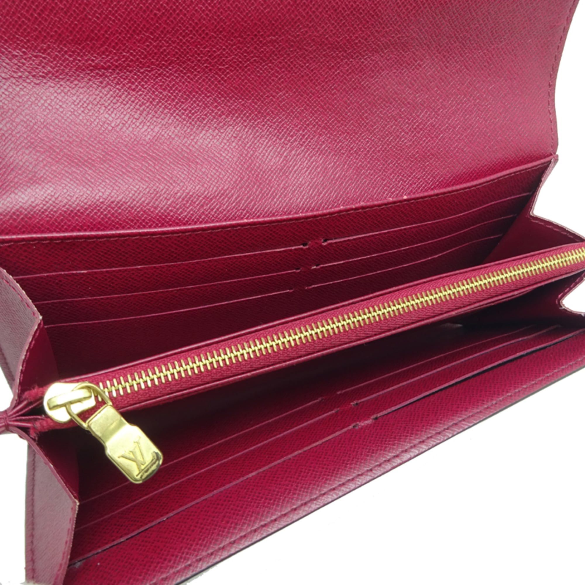 Louis Vuitton Louis Vuitton Portefeuille Sarah (fastening mechanism loosens) Women's and Men's Long Wallet M62234 (Discontinued) Monogram Fuchsia (Pink) Size ONE SIZE - 5 Thumbnail