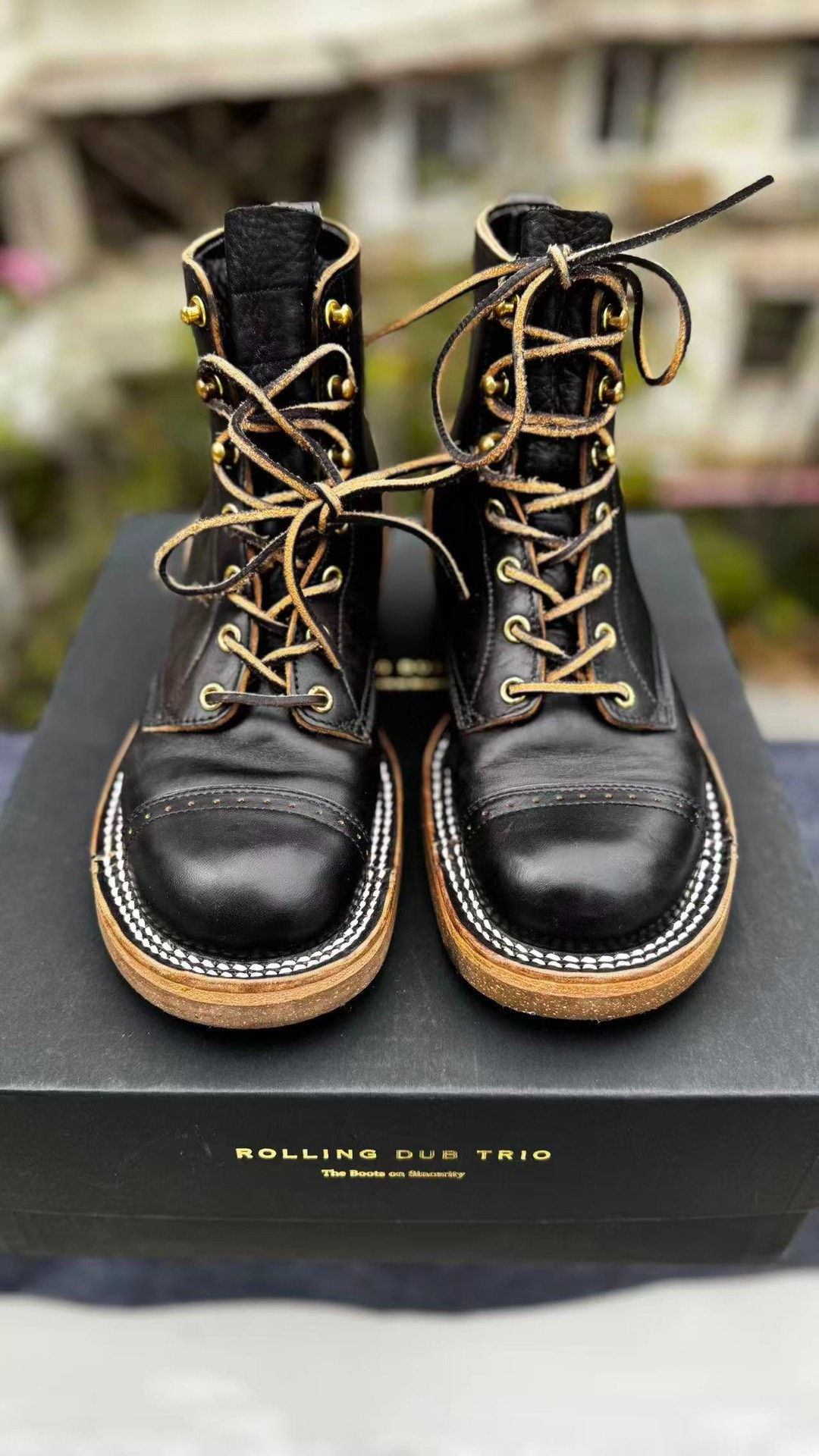 Rolling Dub Trio ROLLING DUB TRIO Horsehide Work Boots BF01 Size US 8 / EU 41 - 4 Thumbnail