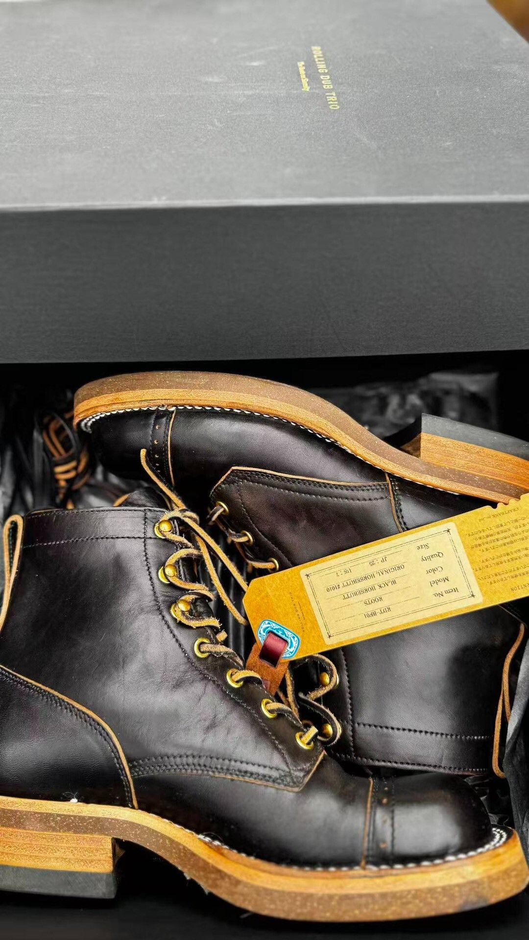 Rolling Dub Trio ROLLING DUB TRIO Horsehide Work Boots BF01 Size US 8 / EU 41 - 7 Thumbnail
