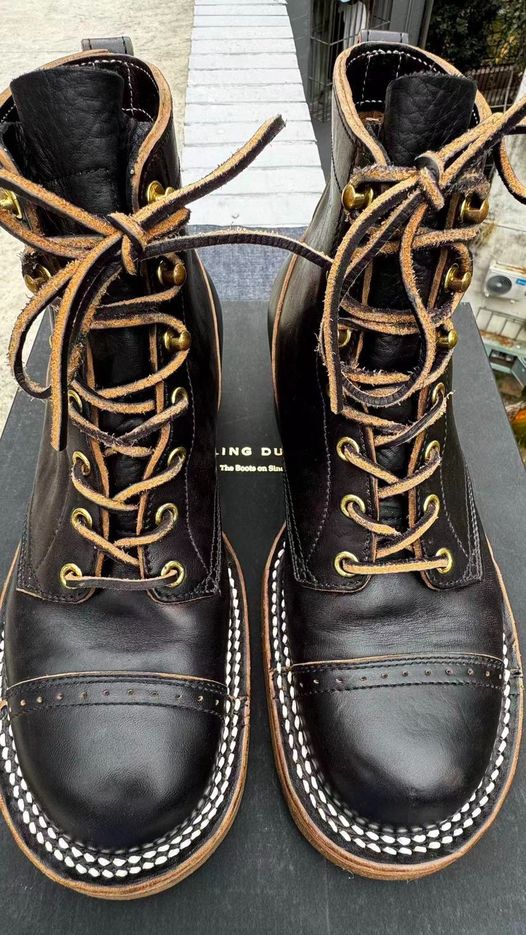 Rolling Dub Trio ROLLING DUB TRIO Horsehide Work Boots BF01 Size US 8 / EU 41 - 3 Thumbnail