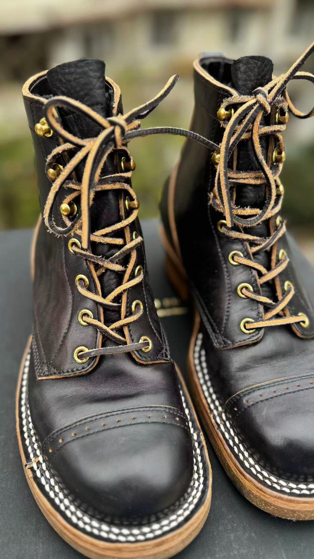 Rolling Dub Trio ROLLING DUB TRIO Horsehide Work Boots BF01 Size US 8 / EU 41 - 5 Thumbnail