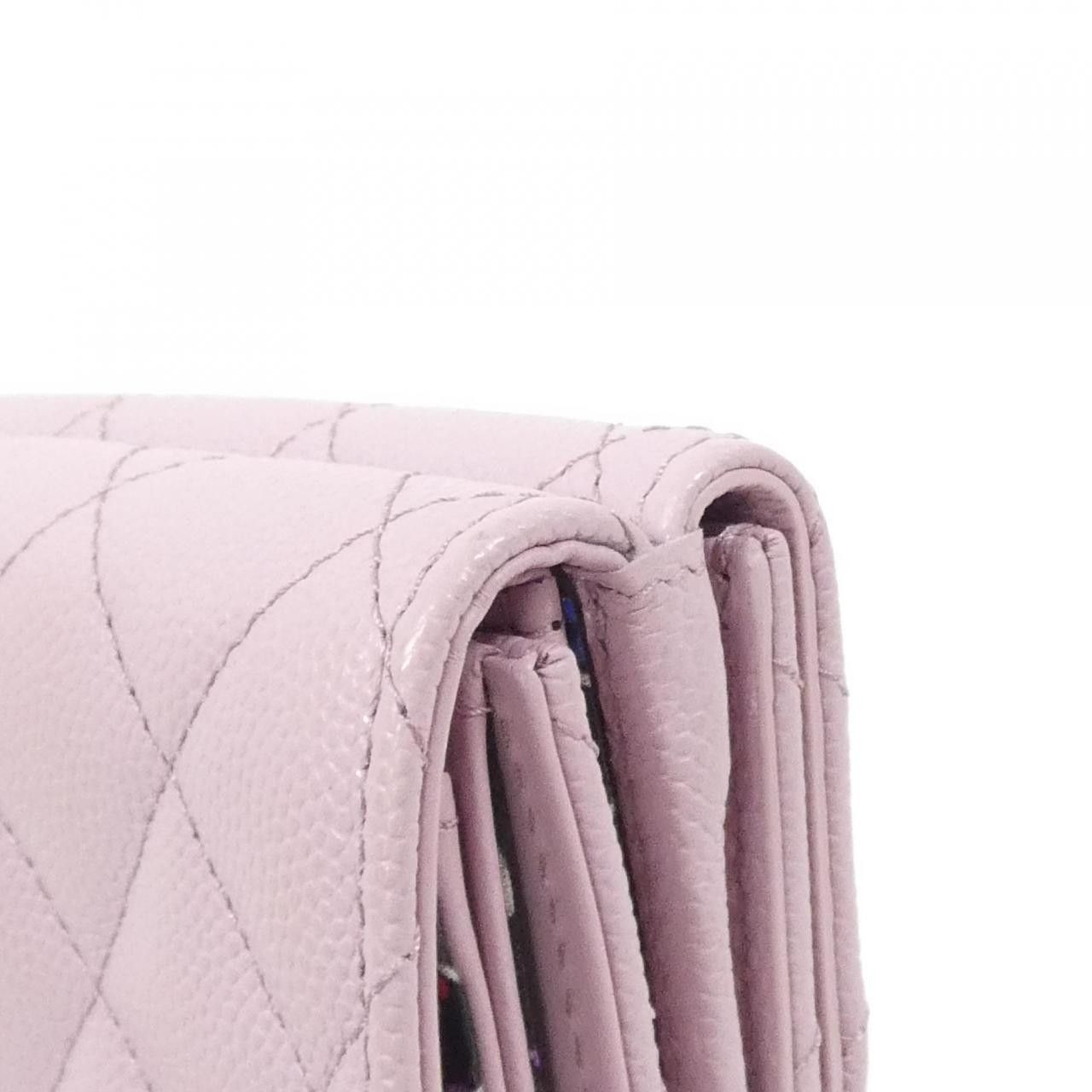 Chanel Chanel Chanel AP4084 Caviar Skin Wallet Leather Short Wallet AP4084 DUTY FREE for USA Size ONE SIZE - 4 Thumbnail