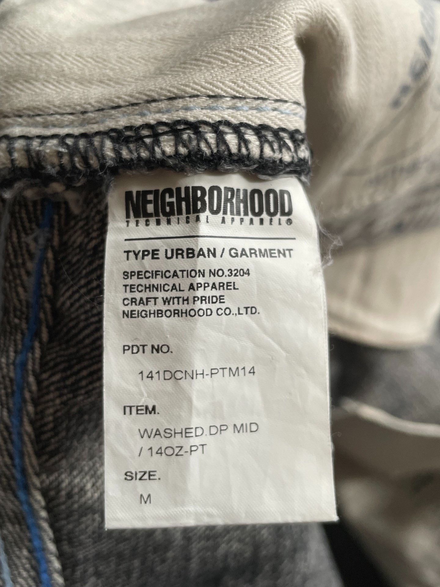 Neighborhood NEIGHBORHOOD Washed Denim DP Mid Size US 30 / EU 46 - 8 Thumbnail