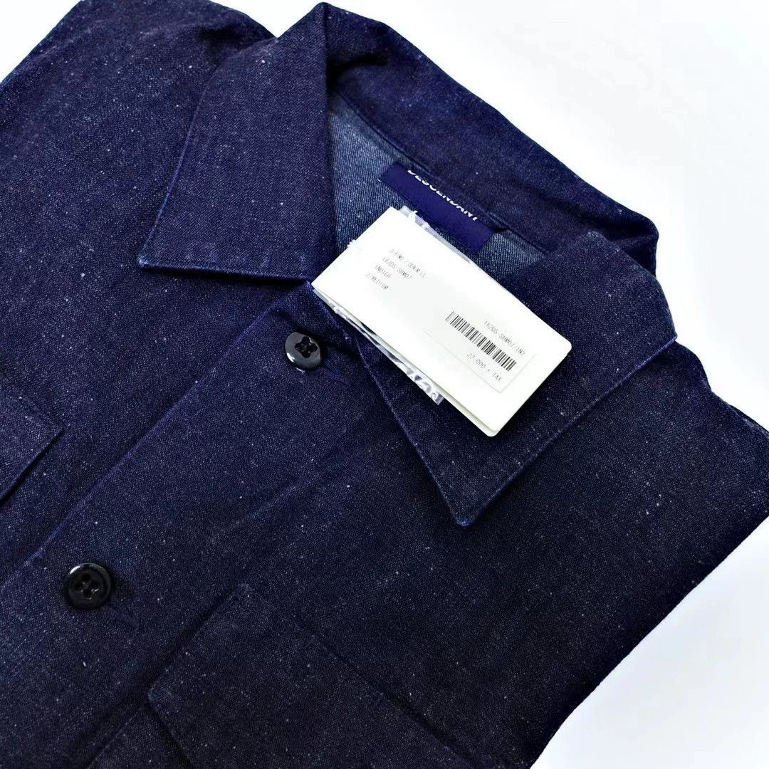 Descendant Descendants 16aw Indigo Denim Shirt Size US M / EU 48-50 / 2 - 5 Thumbnail