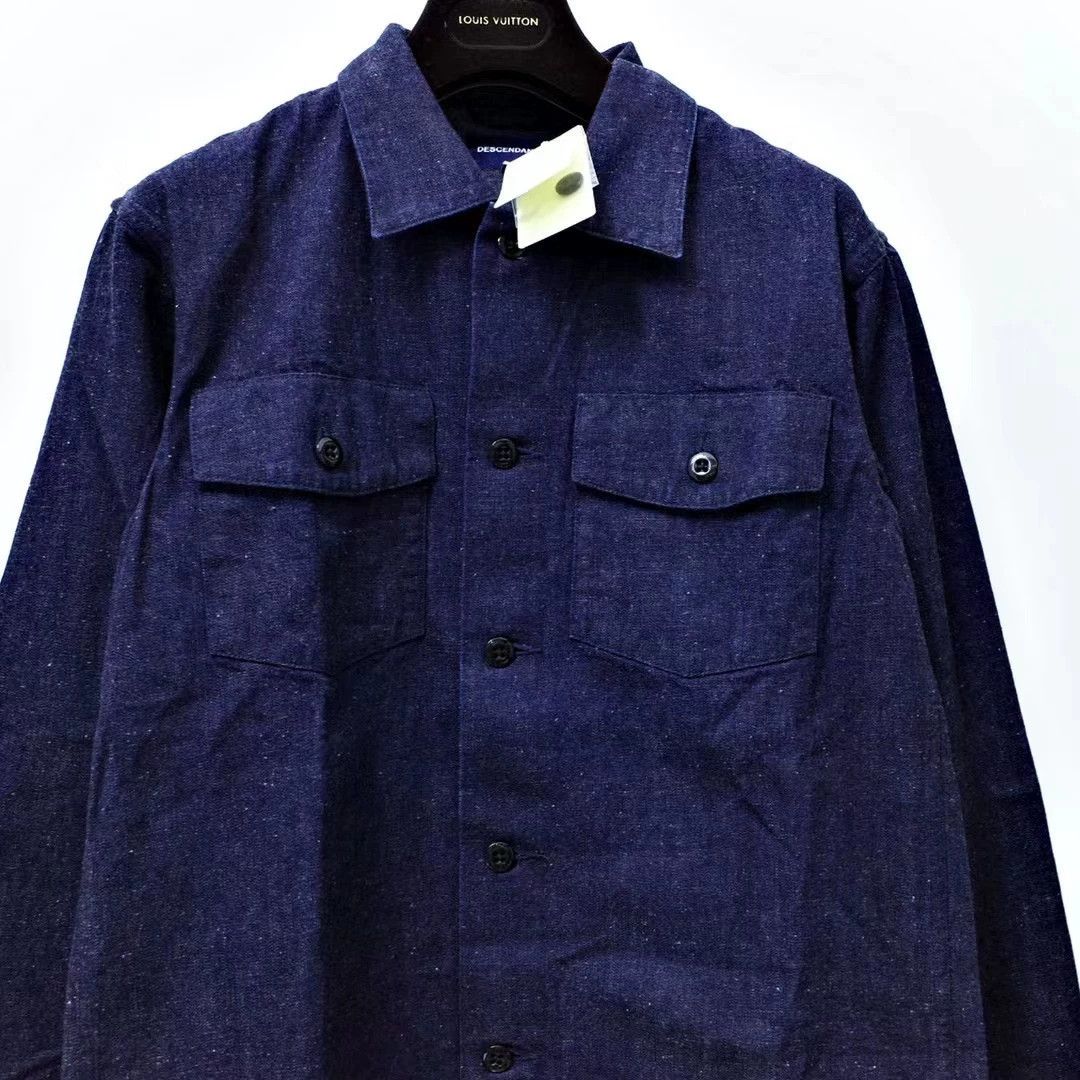 Descendant Descendants 16aw Indigo Denim Shirt Size US M / EU 48-50 / 2 - 4 Thumbnail